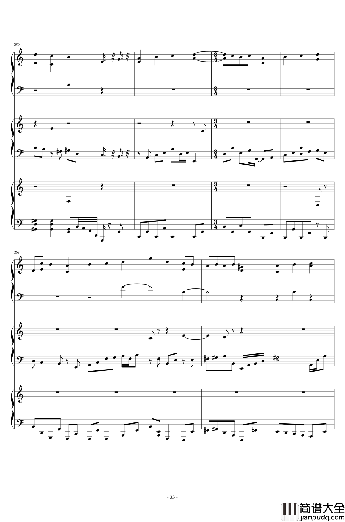 Last_Occultism钢琴谱_东方深秘录_东方project_现世的秘术师