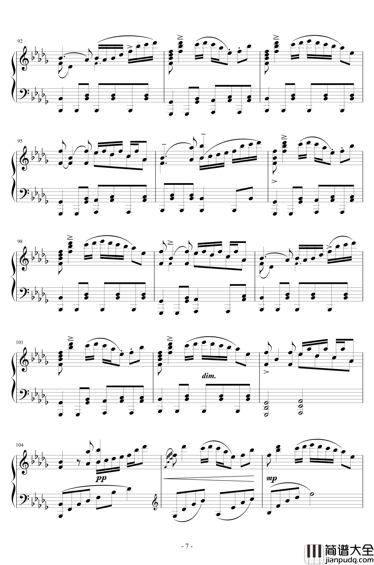 東の国の眠らない夜钢琴谱_触手猴