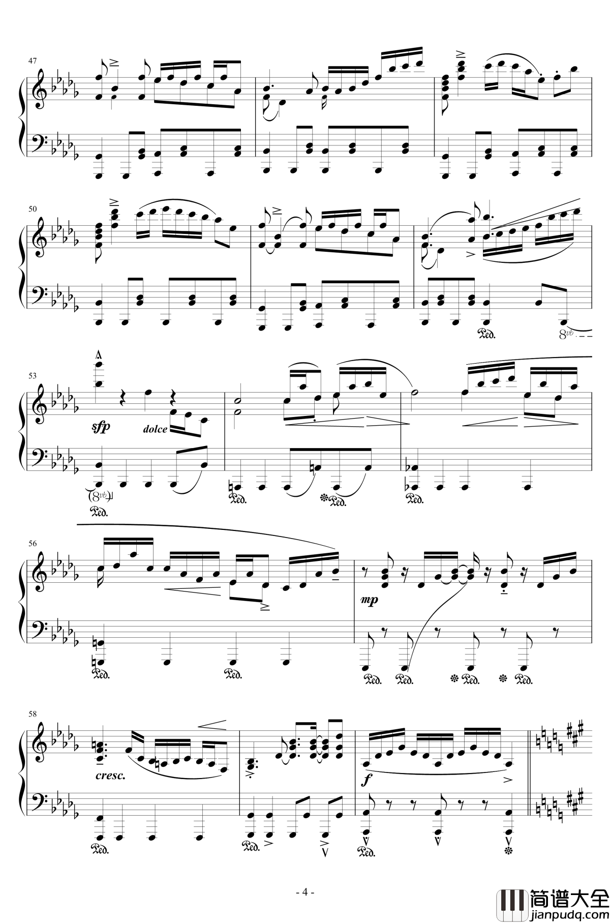 東の国の眠らない夜钢琴谱_触手猴