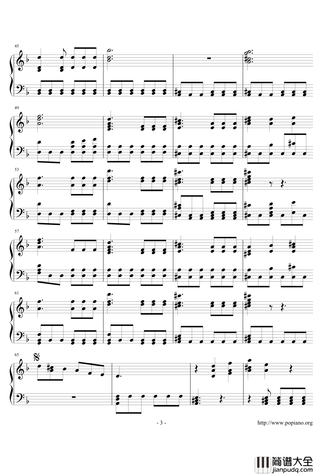 跳舞的线钢琴谱_The_Chaos