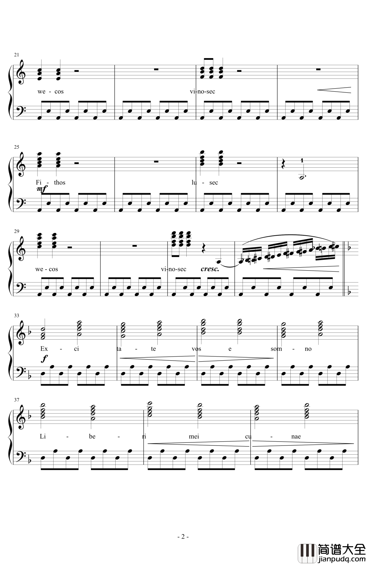 Liberi_Fatali钢琴谱_植松伸夫__Orchestra_Version