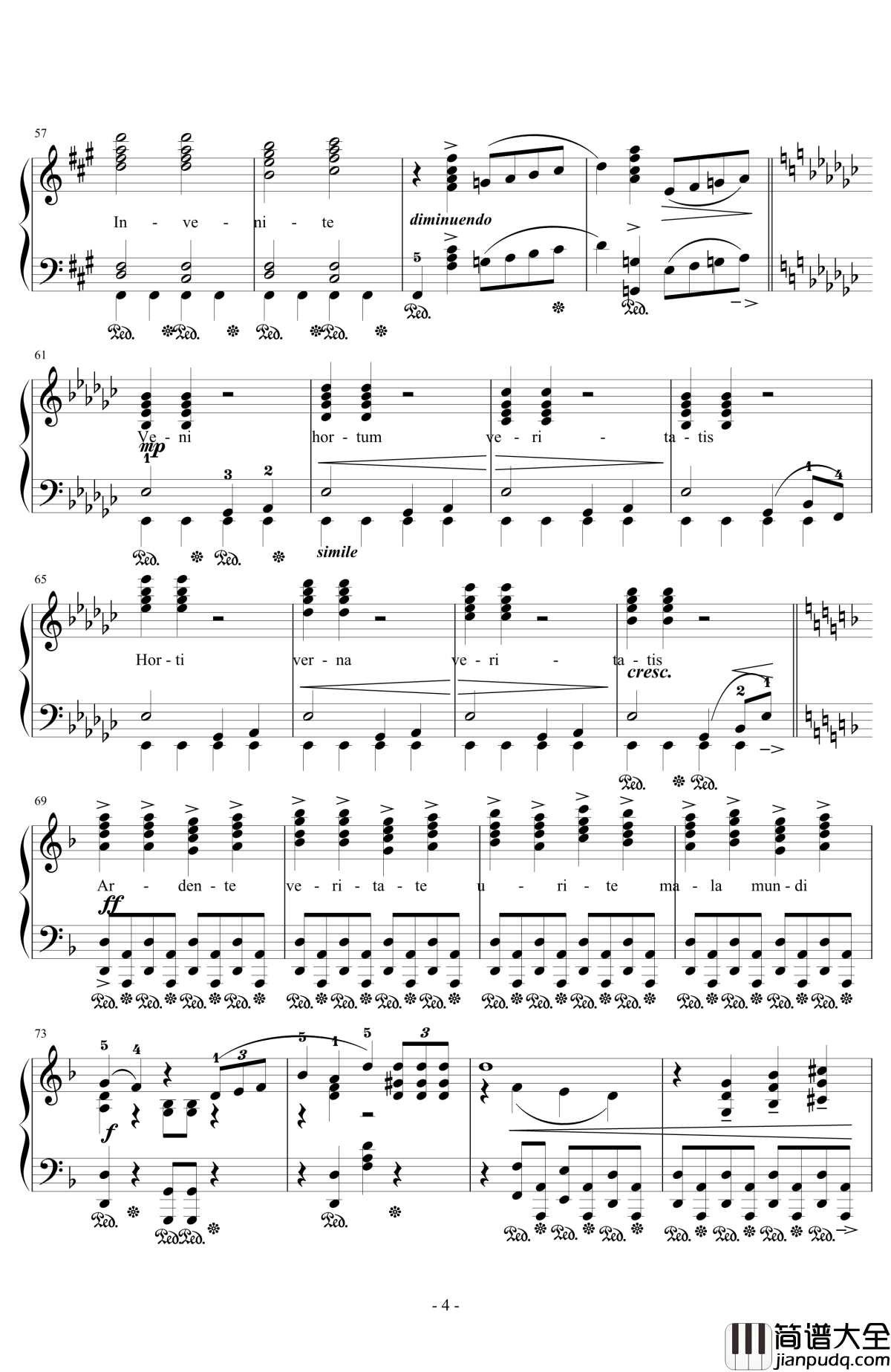 Liberi_Fatali钢琴谱_植松伸夫__Orchestra_Version