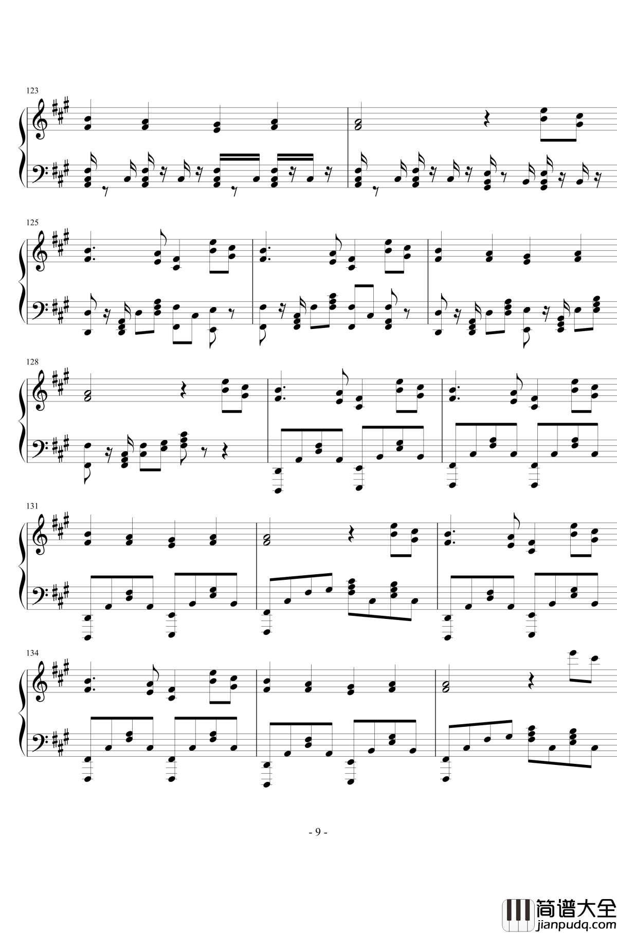 Masayoshi_Minoshima钢琴谱_斑鸠