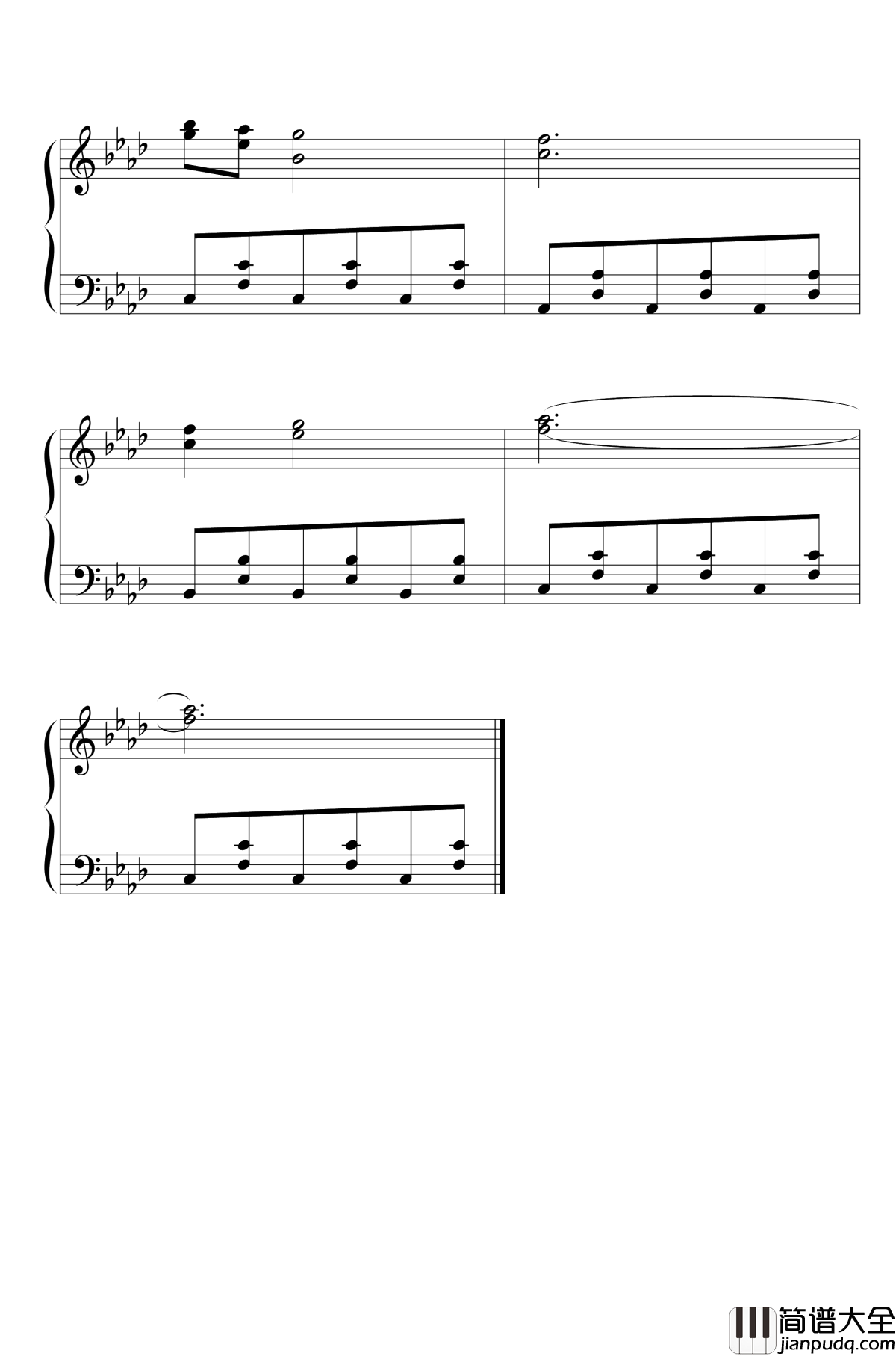 今昔幻想乡钢琴谱_Flower_Land_今昔幻想郷_东方project_东方花映塚