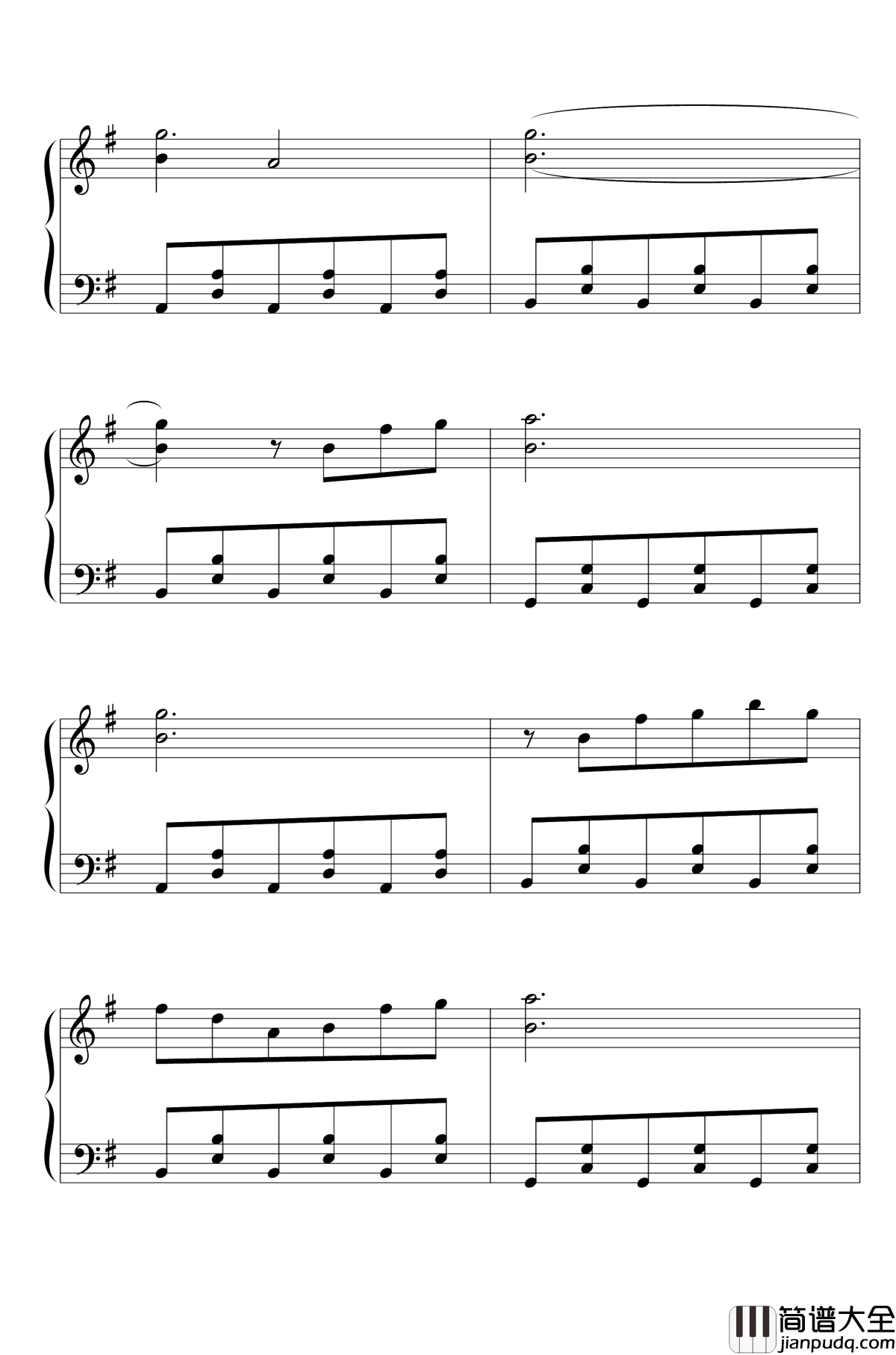 今昔幻想乡钢琴谱_Flower_Land_今昔幻想郷_东方project_东方花映塚