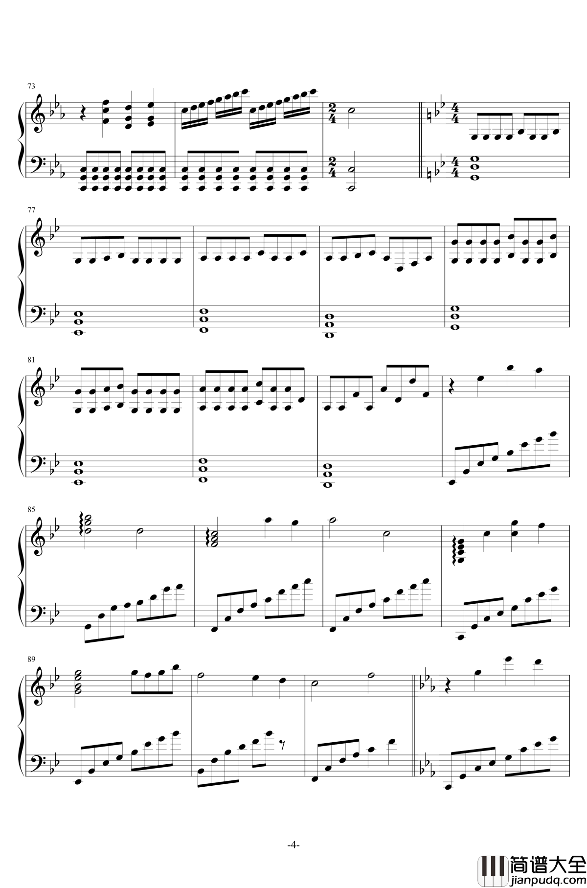 Strengh_of_the_thousand_men钢琴谱_two_steps_from_hell