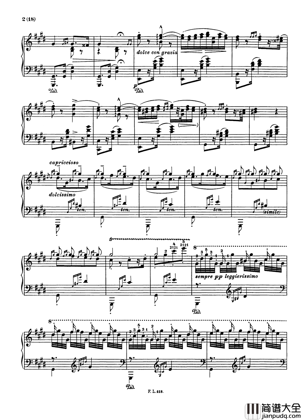 匈牙利狂想曲第二号钢琴谱_Hungarian_Rhapsody,_S._244___No._2_in_C_Sharp_Minor_李斯特