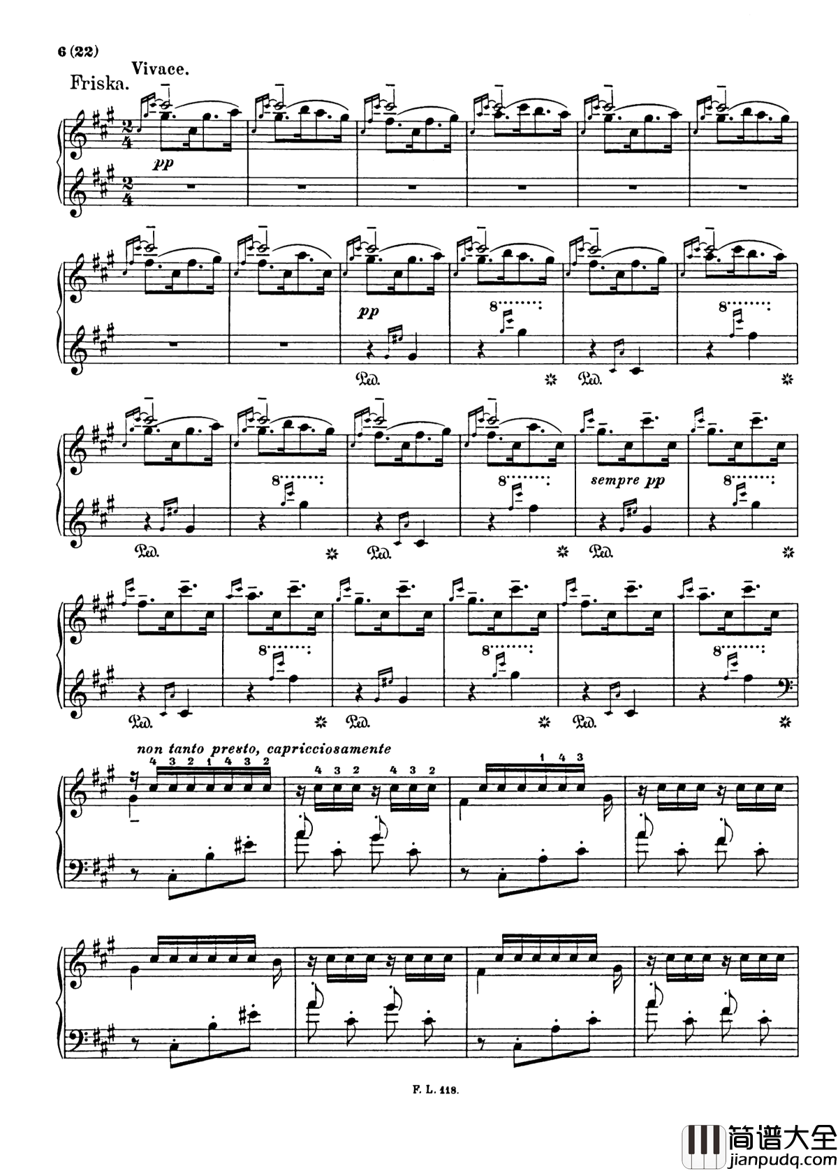 匈牙利狂想曲第二号钢琴谱_Hungarian_Rhapsody,_S._244___No._2_in_C_Sharp_Minor_李斯特