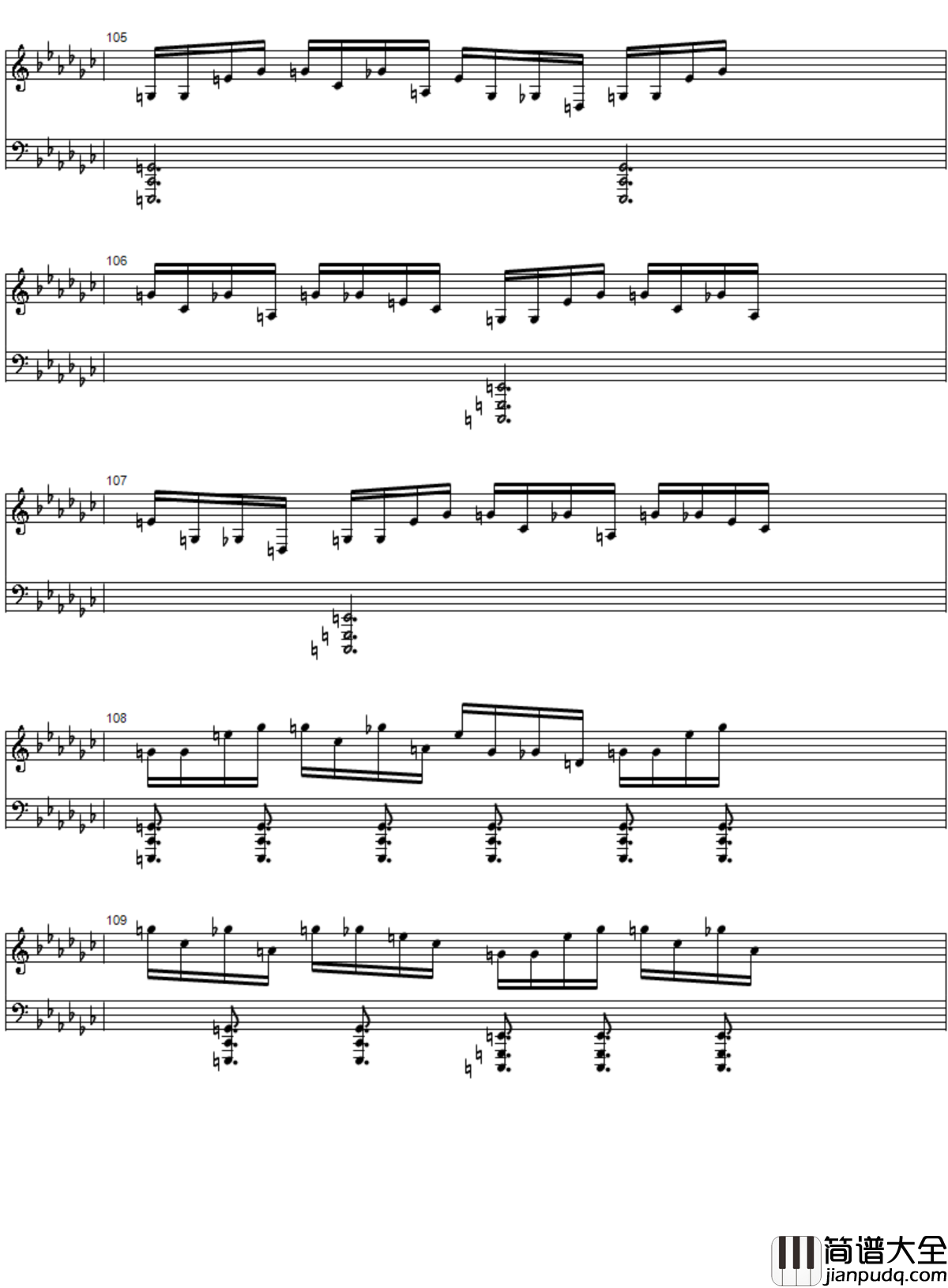 永远的巫女钢琴编配版钢琴谱_东方灵异传_zun