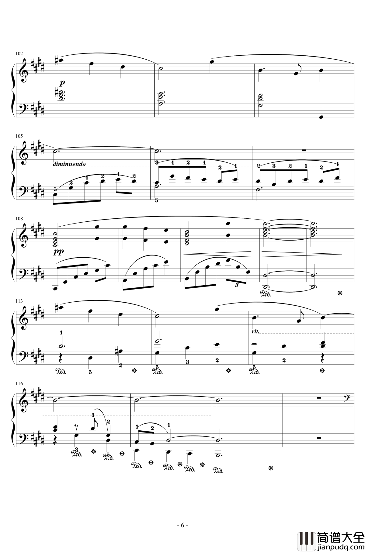 ザナルカンドにて_Orchestra_Version钢琴谱_植松伸夫