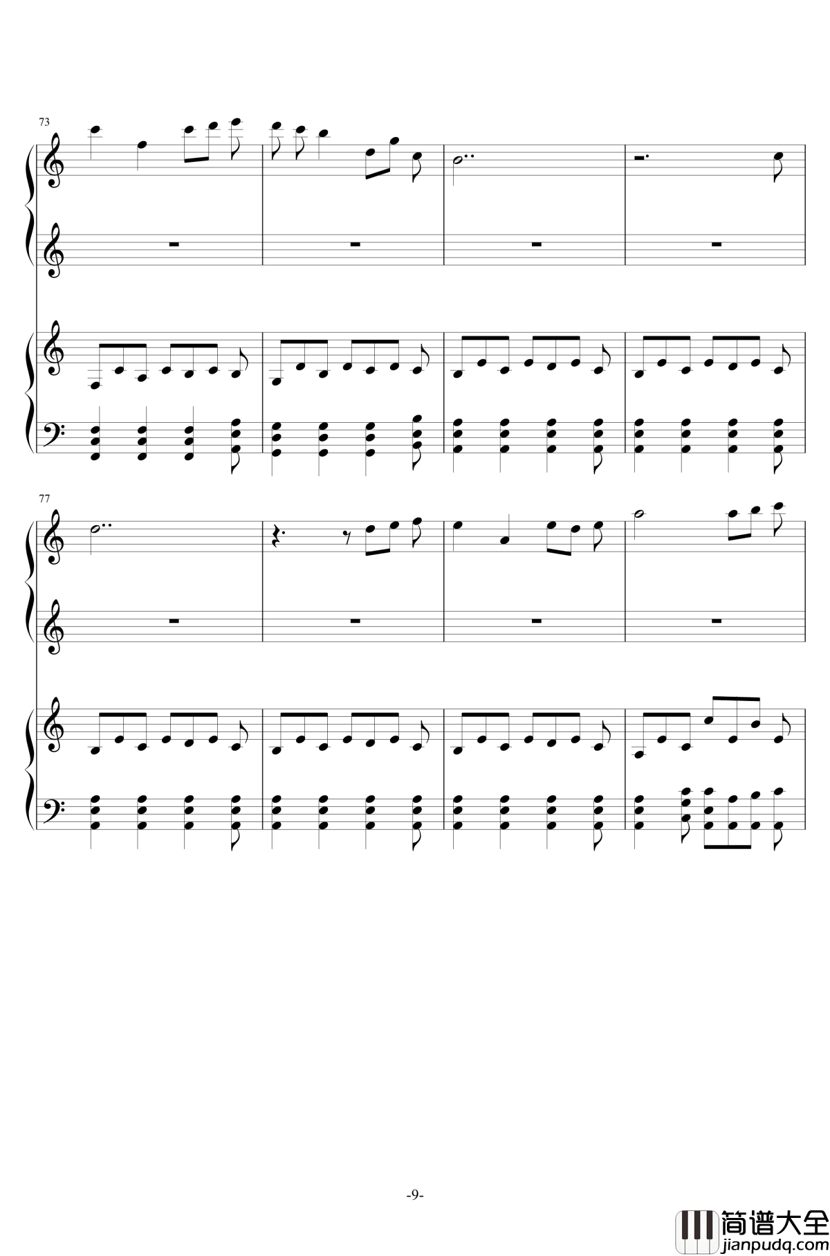 United_We_Stand_Divided_We_Fall钢琴谱_TwoStepsFromHell