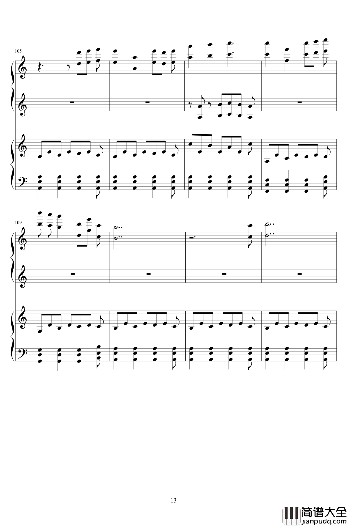 United_We_Stand_Divided_We_Fall钢琴谱_TwoStepsFromHell