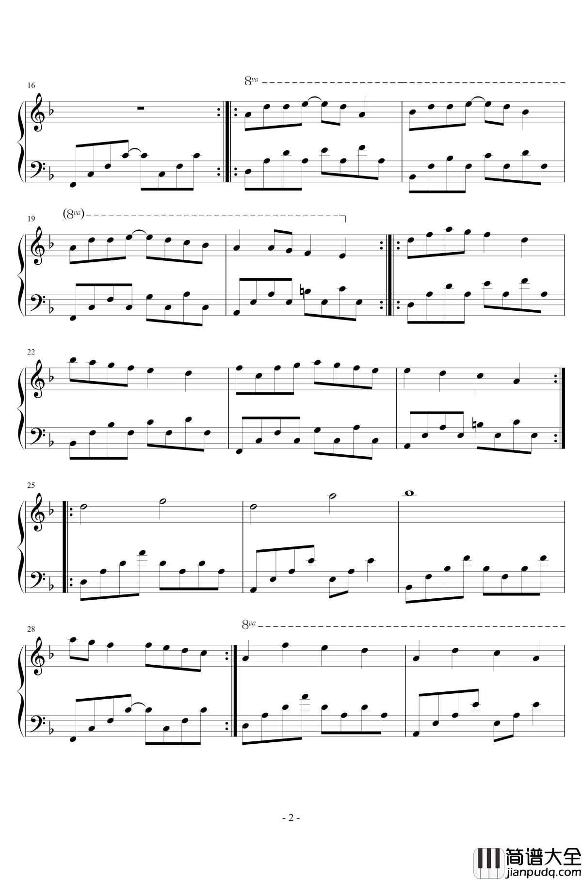 In_The_Silent_Night_I_Hear_You_Cry钢琴谱_Painless_Destiny