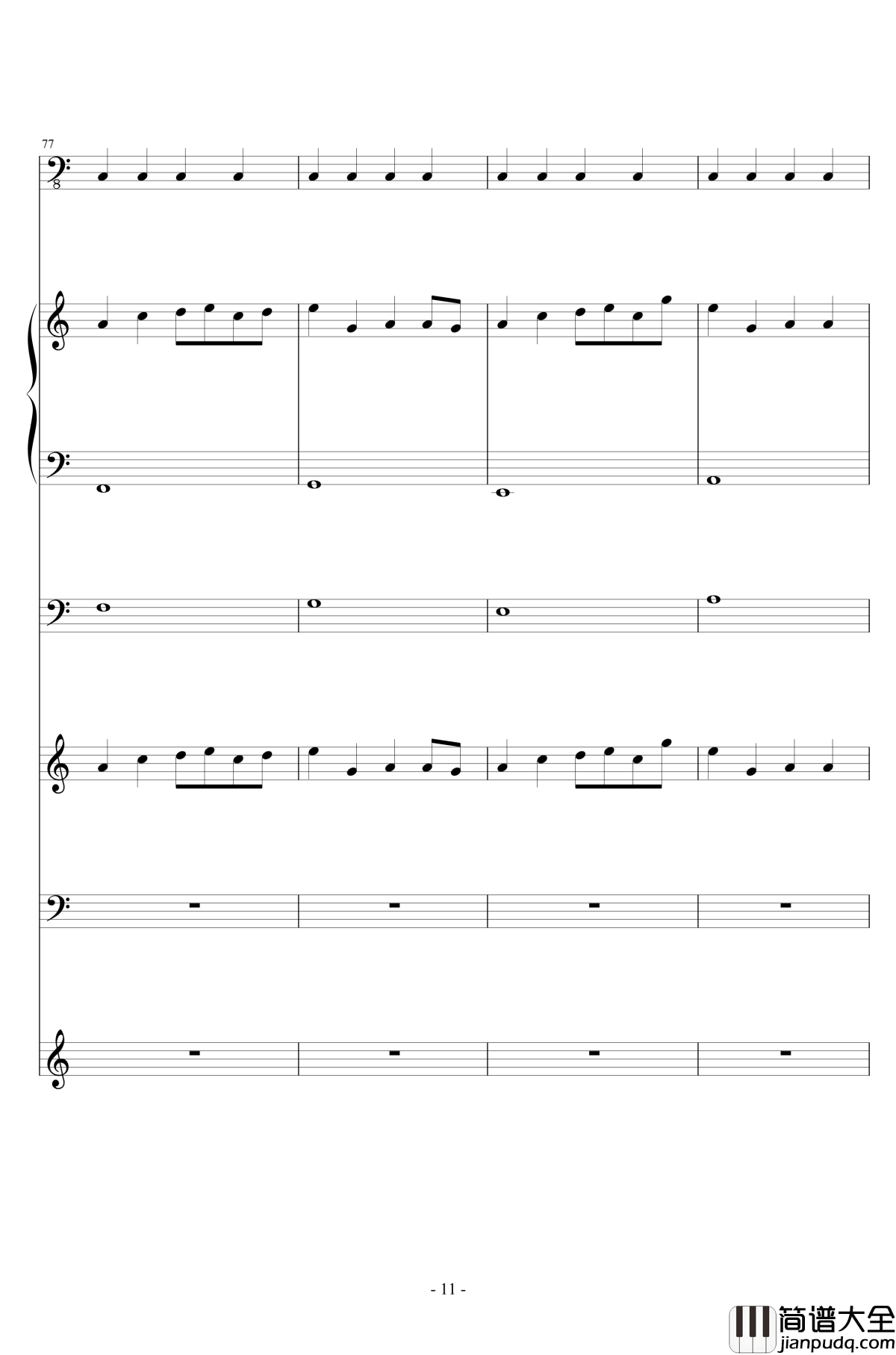 不能說钢琴谱_27890146_Untold