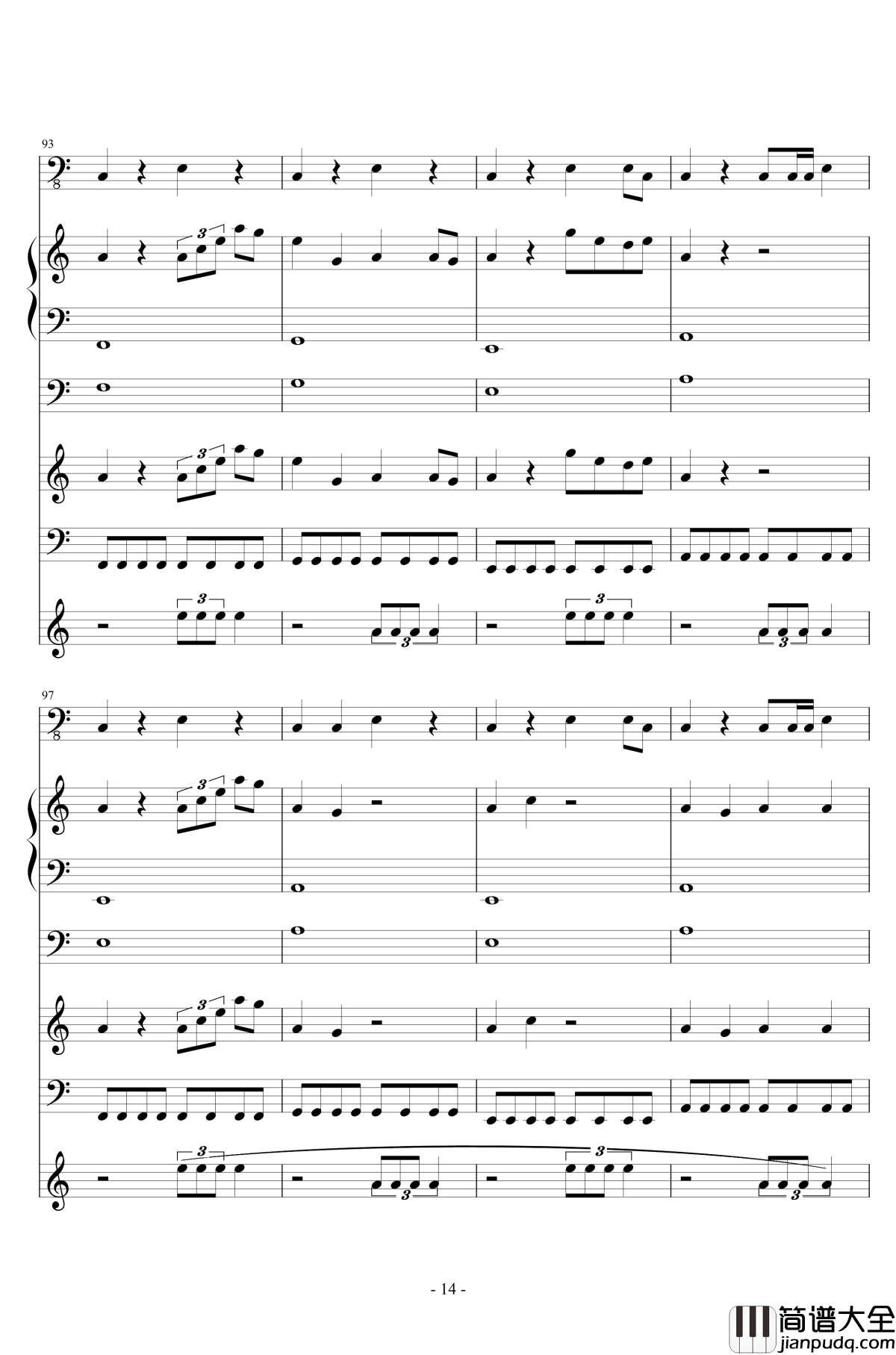 不能說钢琴谱_27890146_Untold