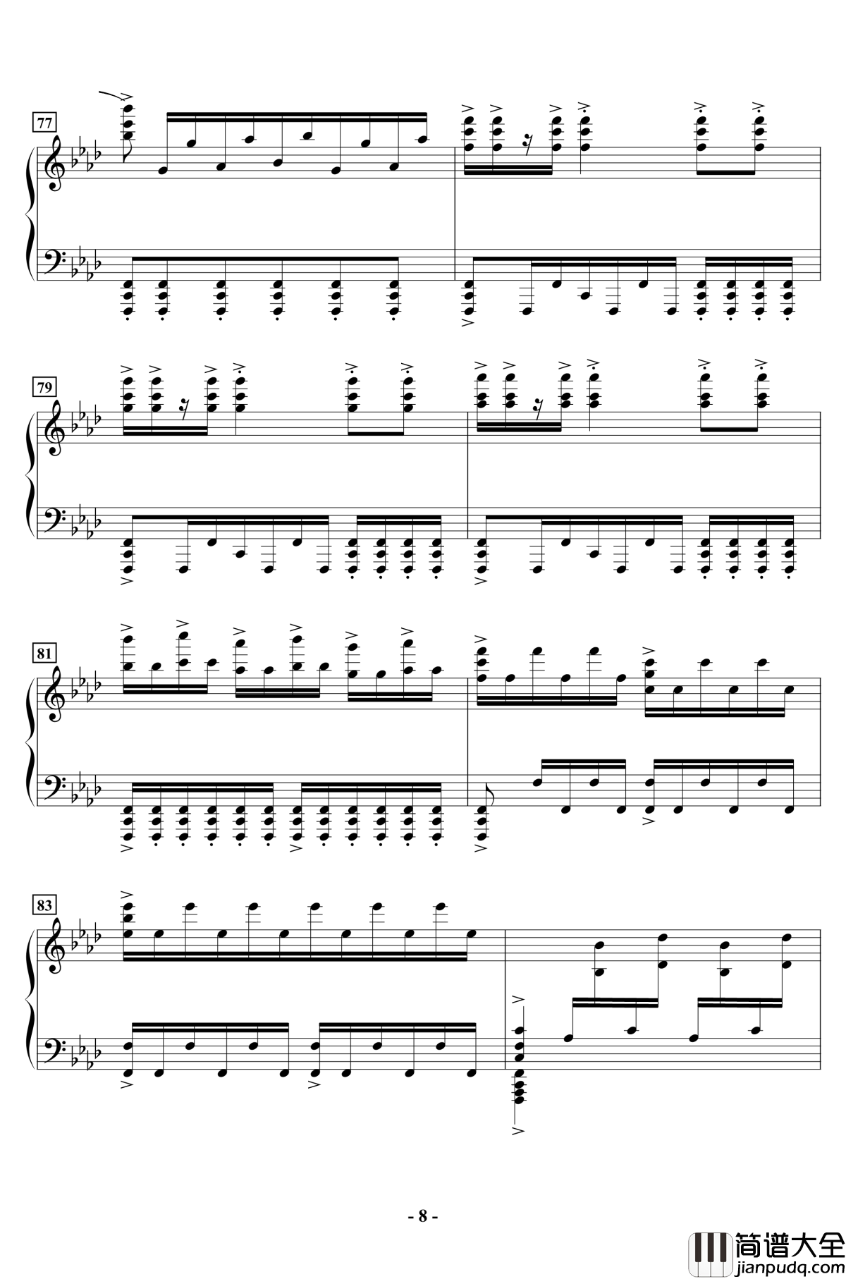 APOCALYPSIS_NOCTIS钢琴谱_下村阳子