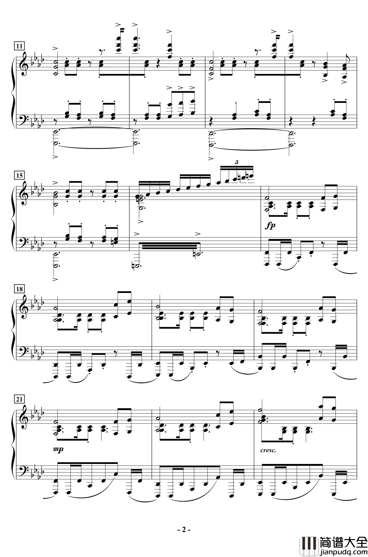 APOCALYPSIS_NOCTIS钢琴谱_下村阳子