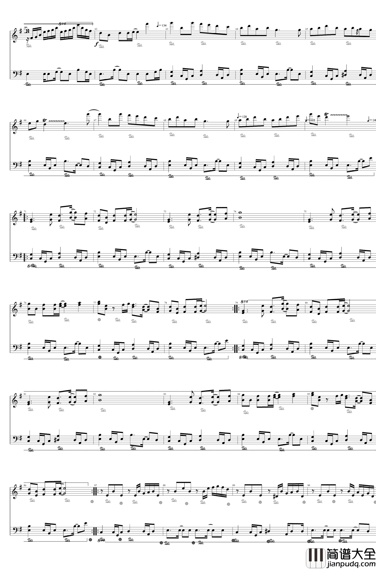 上海红茶馆_Chinese_Tea.钢琴谱_梦违科学世纪ver_东方project