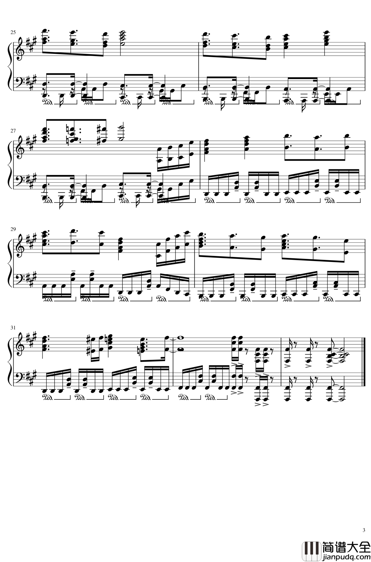 形势逆转钢琴谱_高梨康治_naruto_bgm