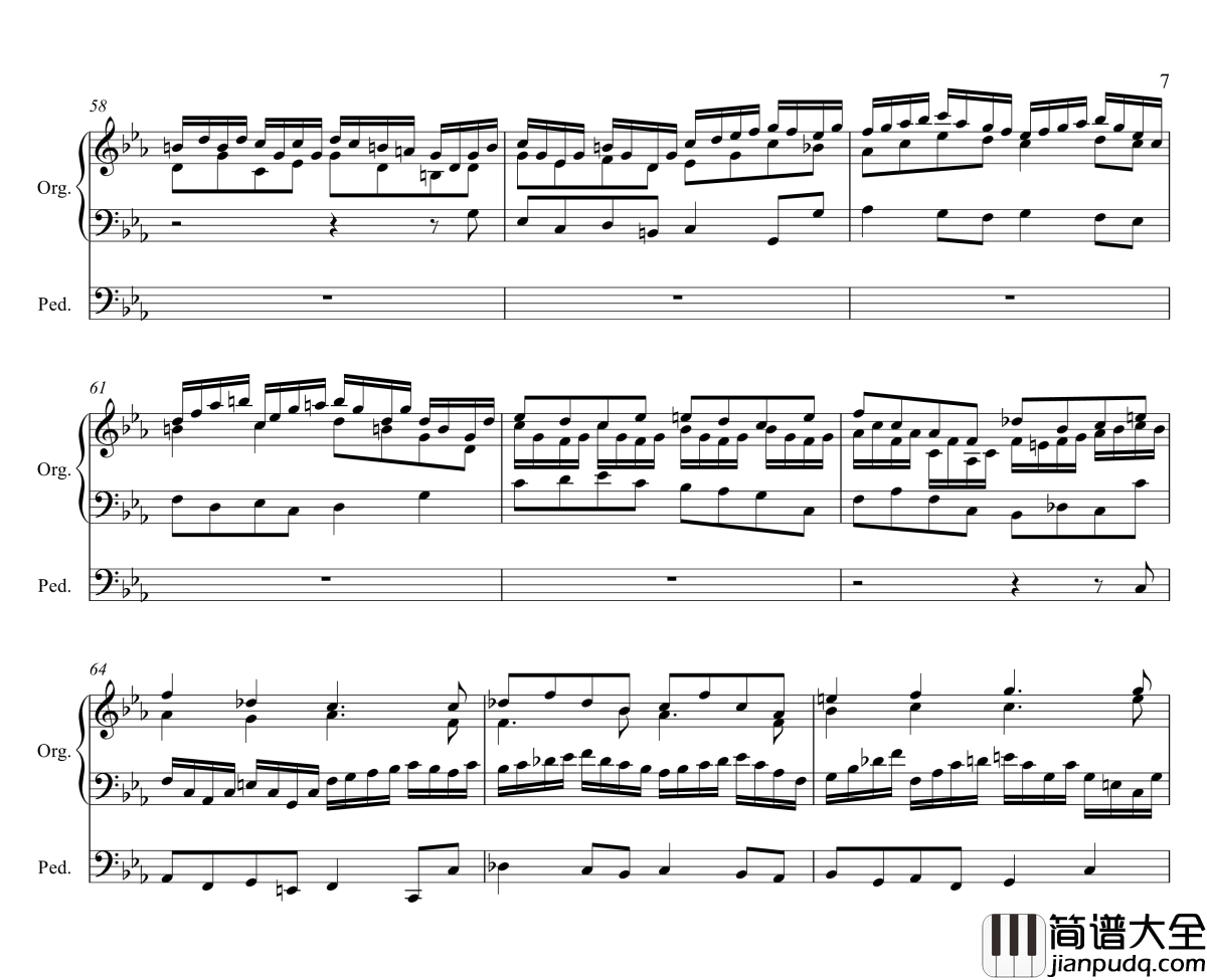 Tocatta_and_Fugue_in_C_minor钢琴谱_P.D.Q.Bach