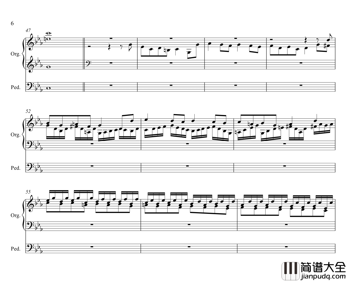 Tocatta_and_Fugue_in_C_minor钢琴谱_P.D.Q.Bach