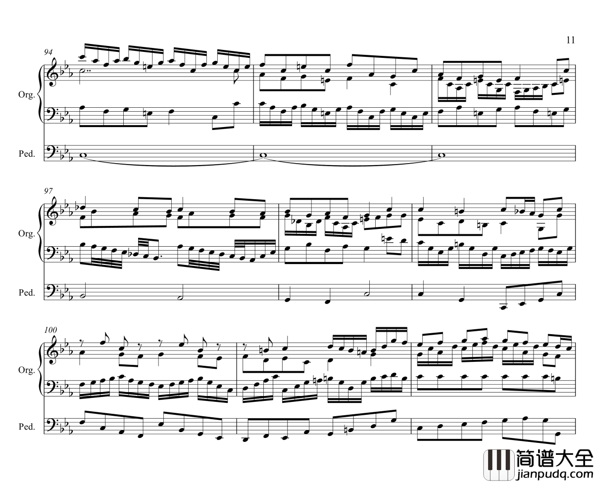 Tocatta_and_Fugue_in_C_minor钢琴谱_P.D.Q.Bach