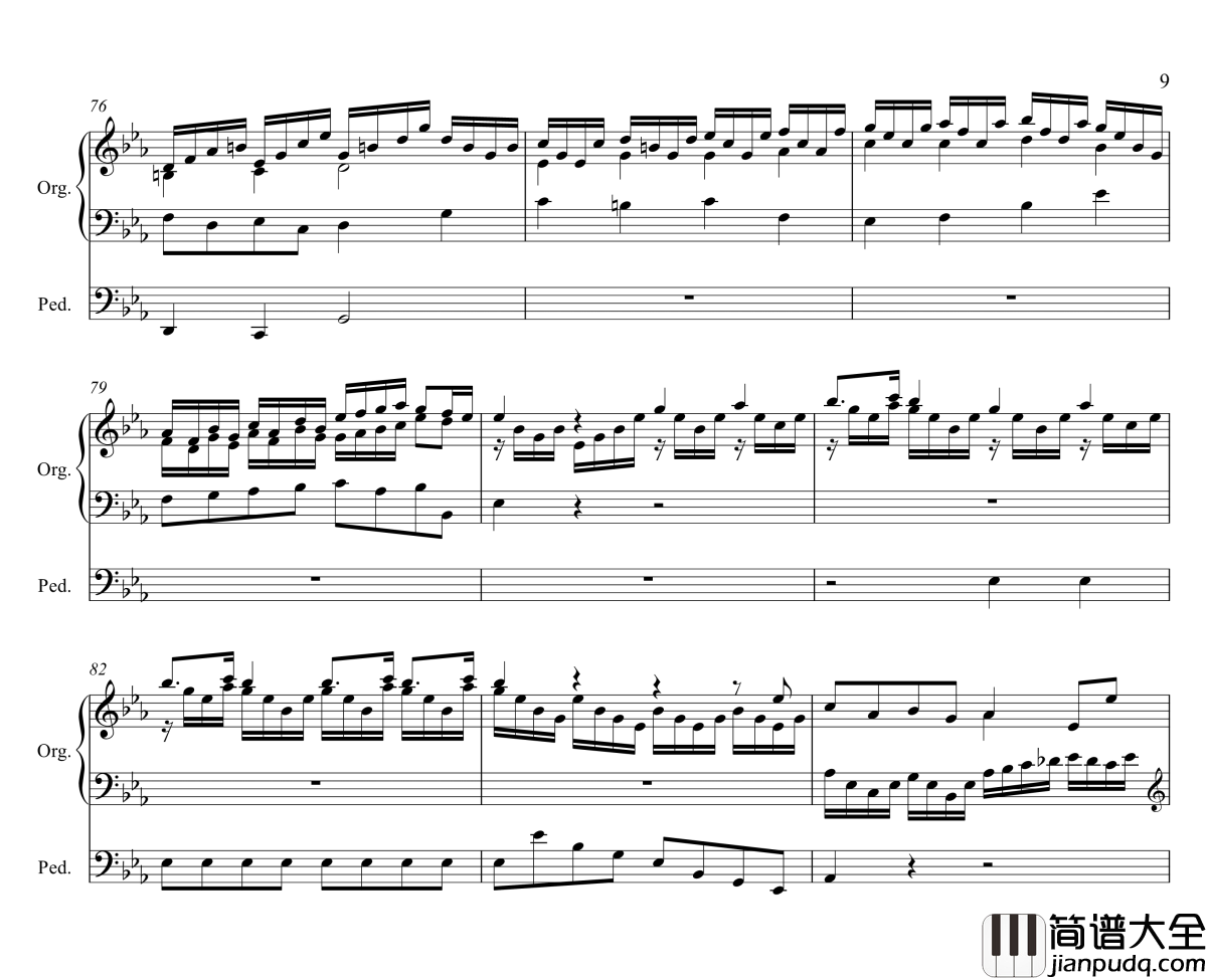 Tocatta_and_Fugue_in_C_minor钢琴谱_P.D.Q.Bach