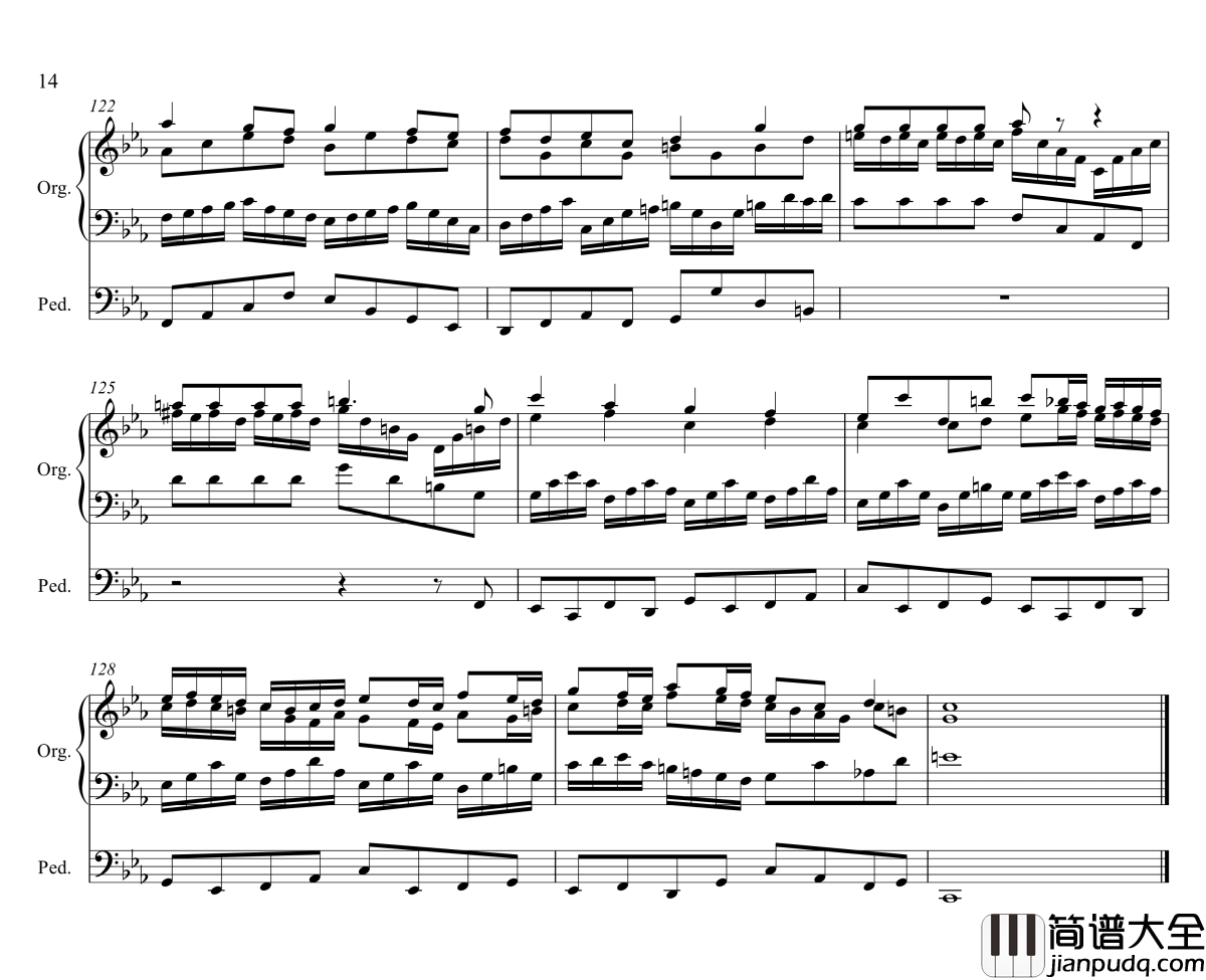 Tocatta_and_Fugue_in_C_minor钢琴谱_P.D.Q.Bach