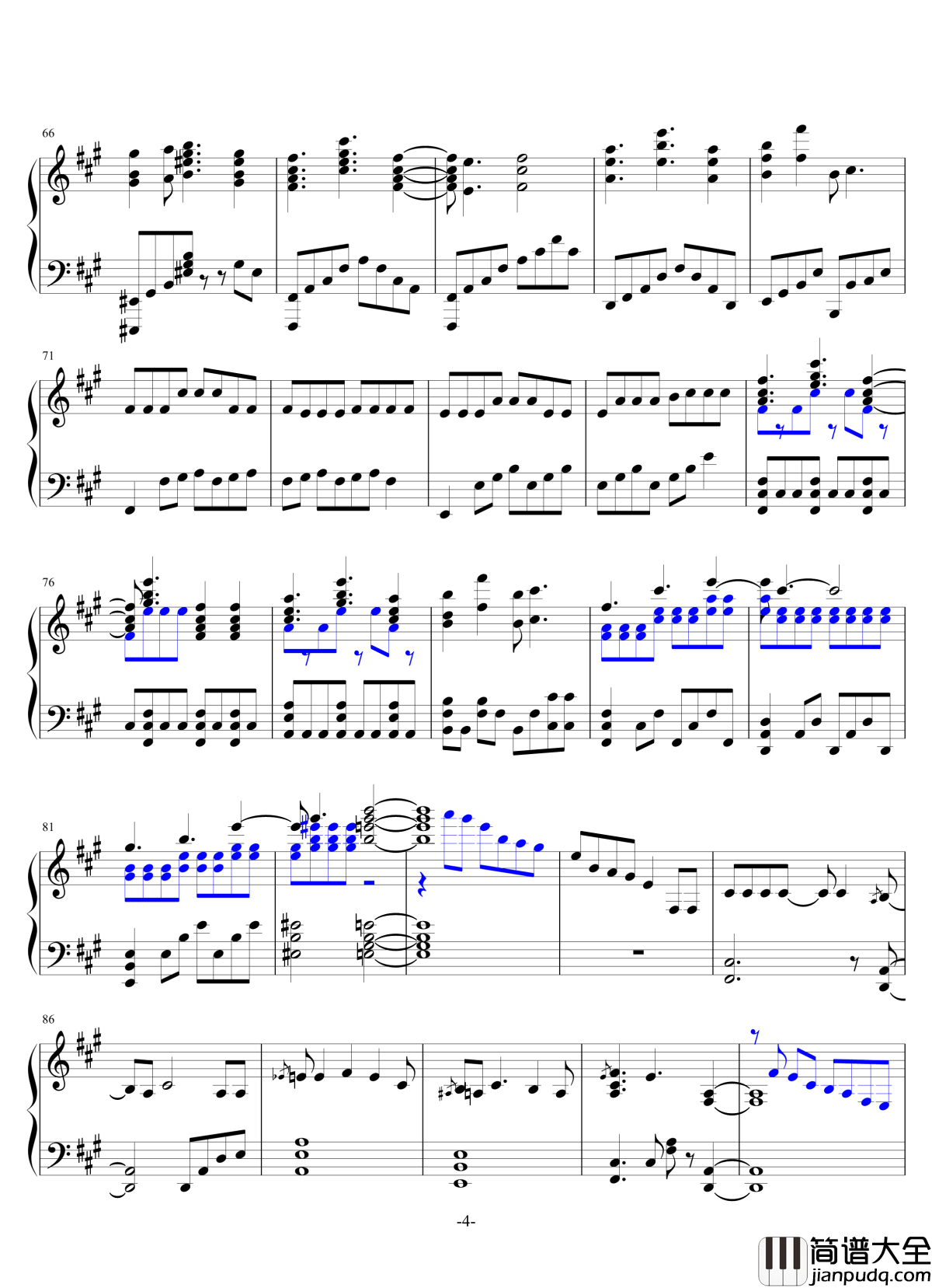 梦回环钢琴谱_狐妖小红娘OP2_狐妖小红娘外传