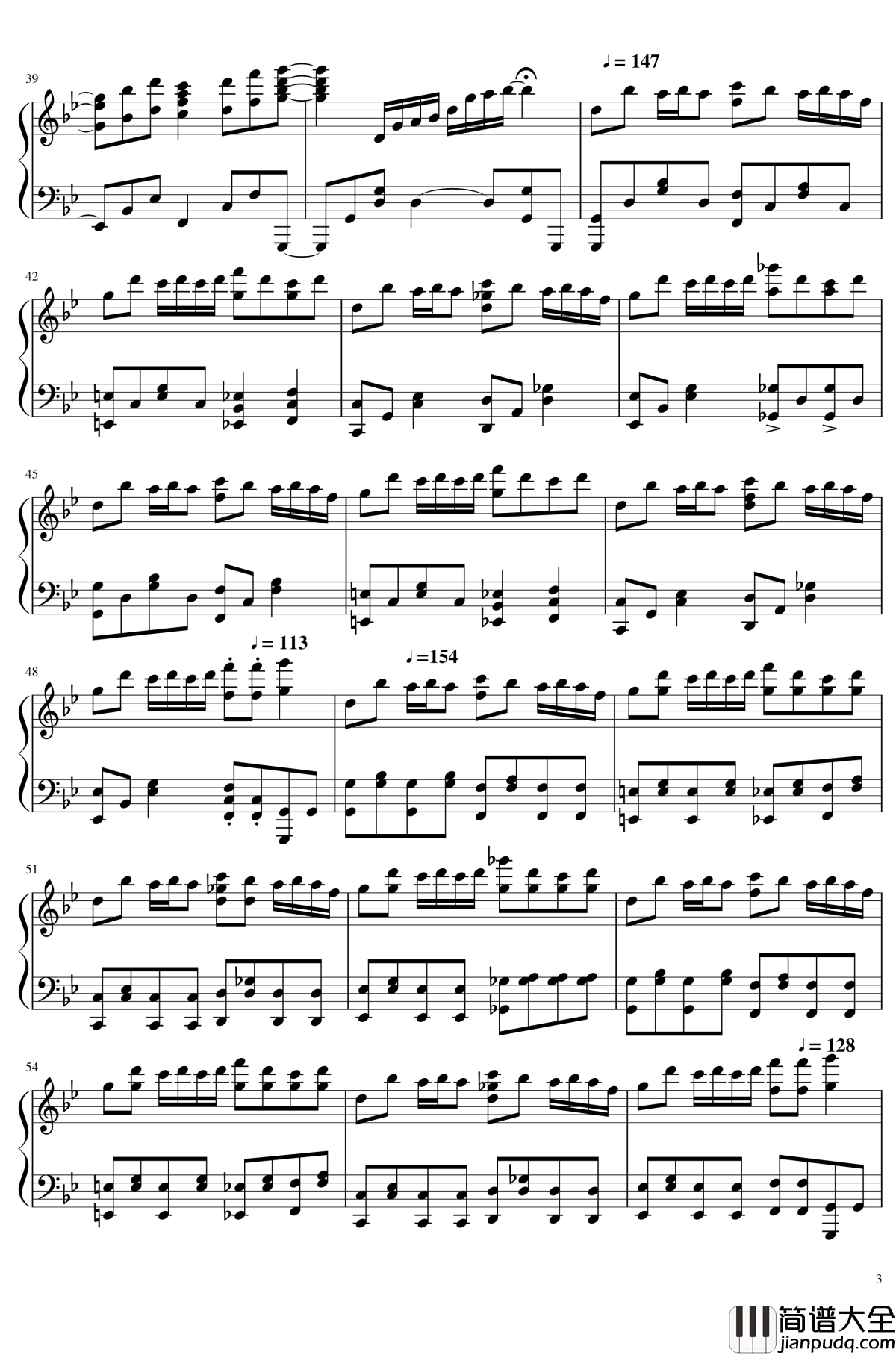 片翼の天使钢琴谱_Orchestra_Version_植松伸夫