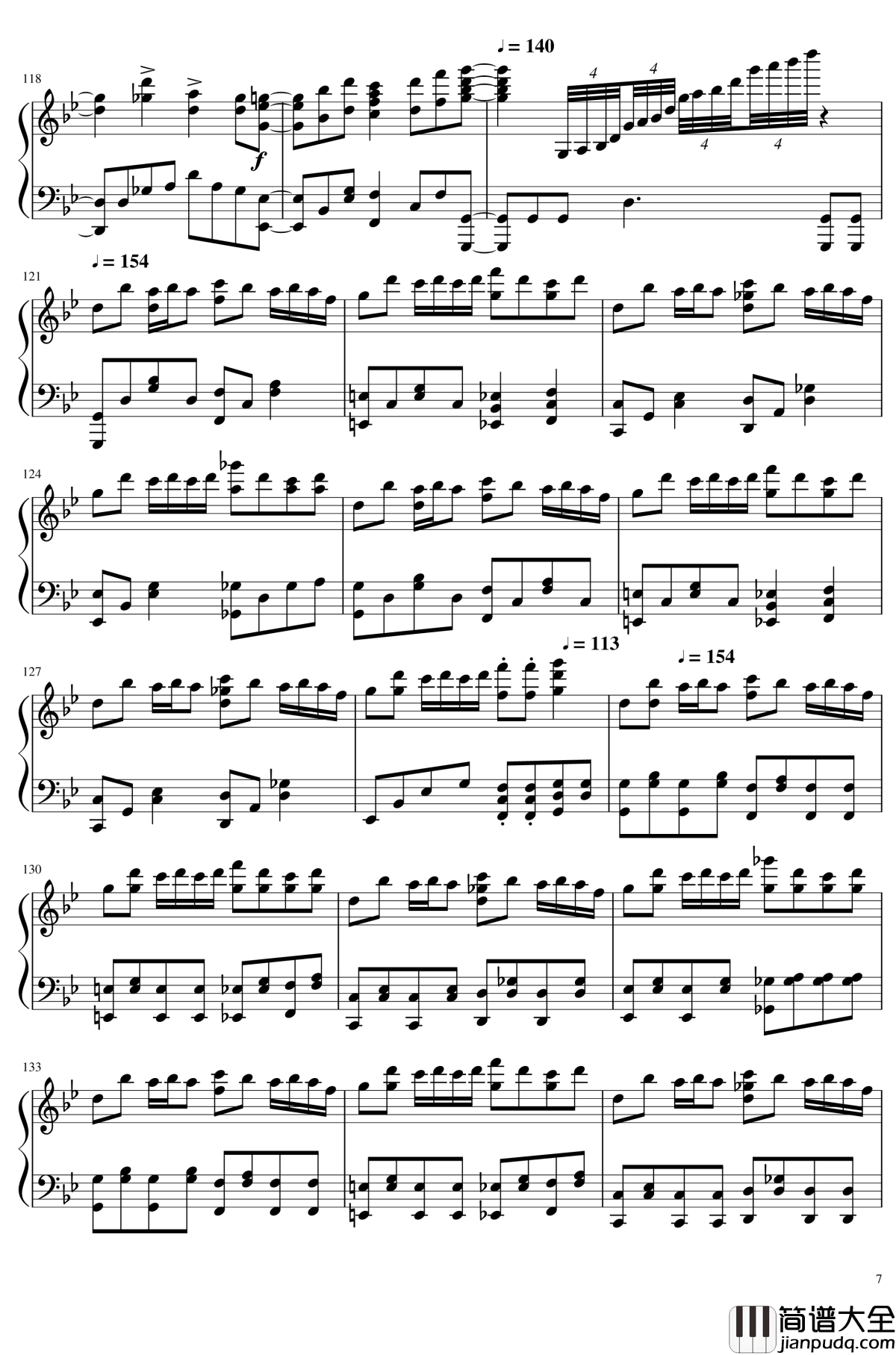 片翼の天使钢琴谱_Orchestra_Version_植松伸夫