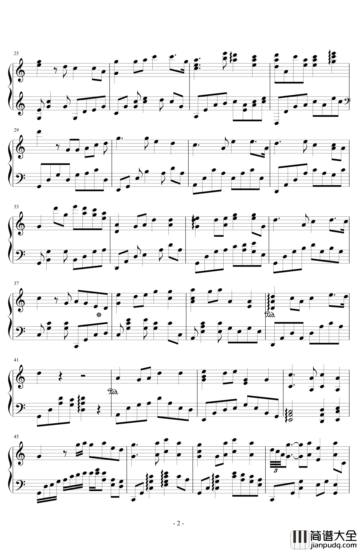 似是故人来钢琴谱_慢版_梅艳芳