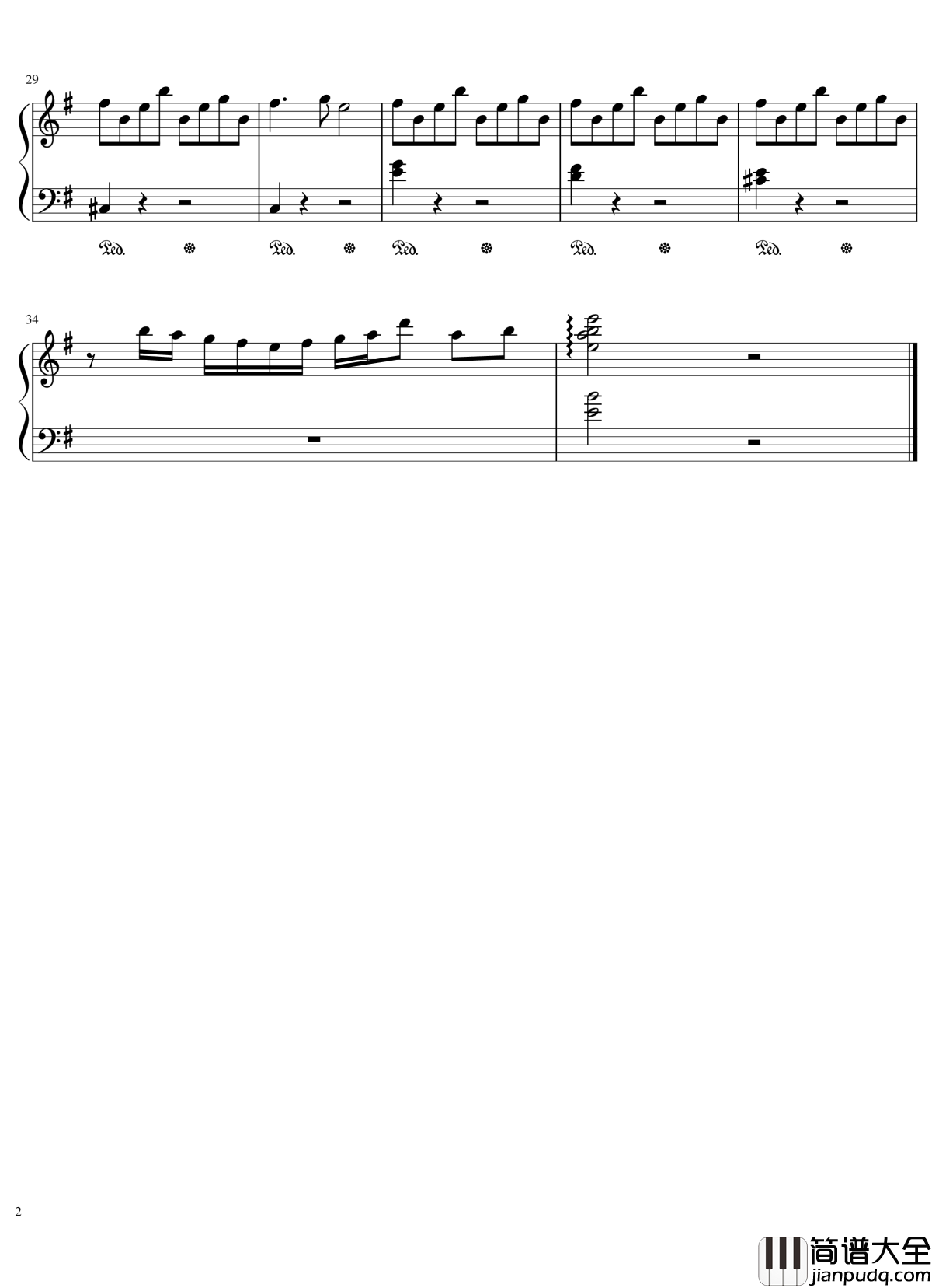 独占我的英雄原声集钢琴谱_独占我的英雄_HERO_Summer_Stardust_Version