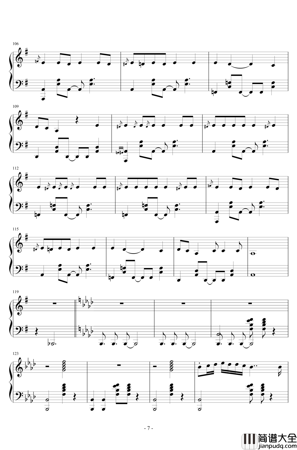 MR.Q钢琴谱_蔡依林