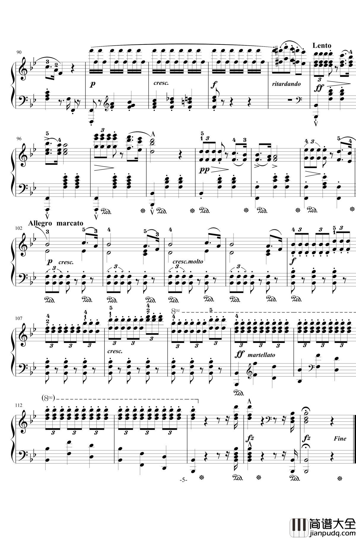 阿尔卑斯山的晚霞钢琴谱_奥斯丁