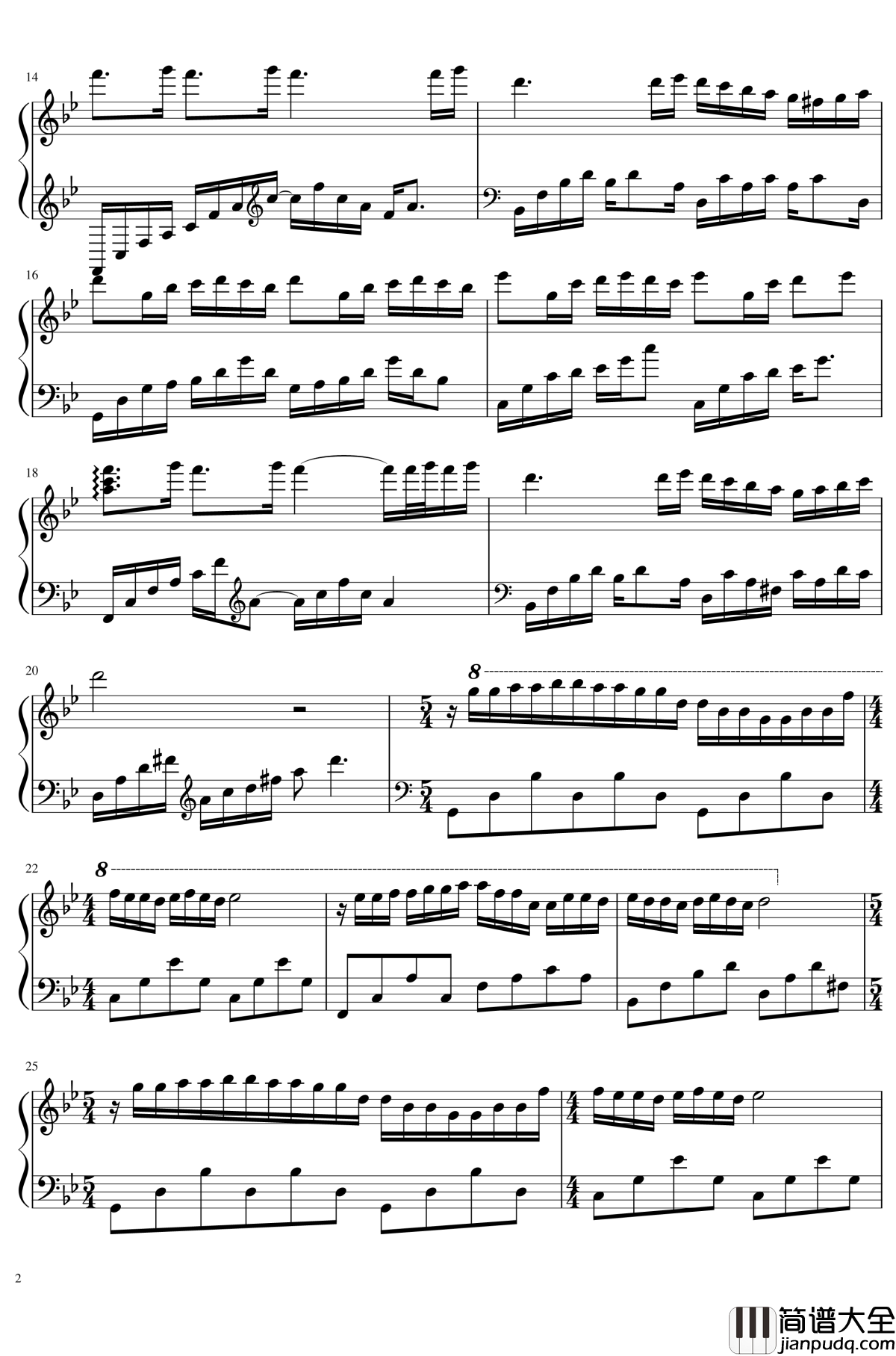 梦中的婚礼钢琴谱_梦幻改编版_克莱德曼