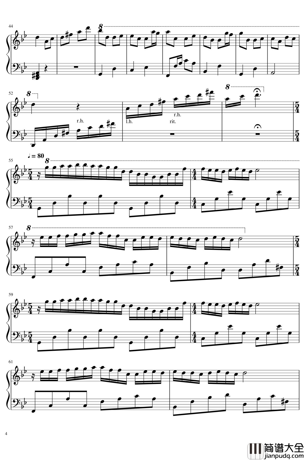 梦中的婚礼钢琴谱_梦幻改编版_克莱德曼