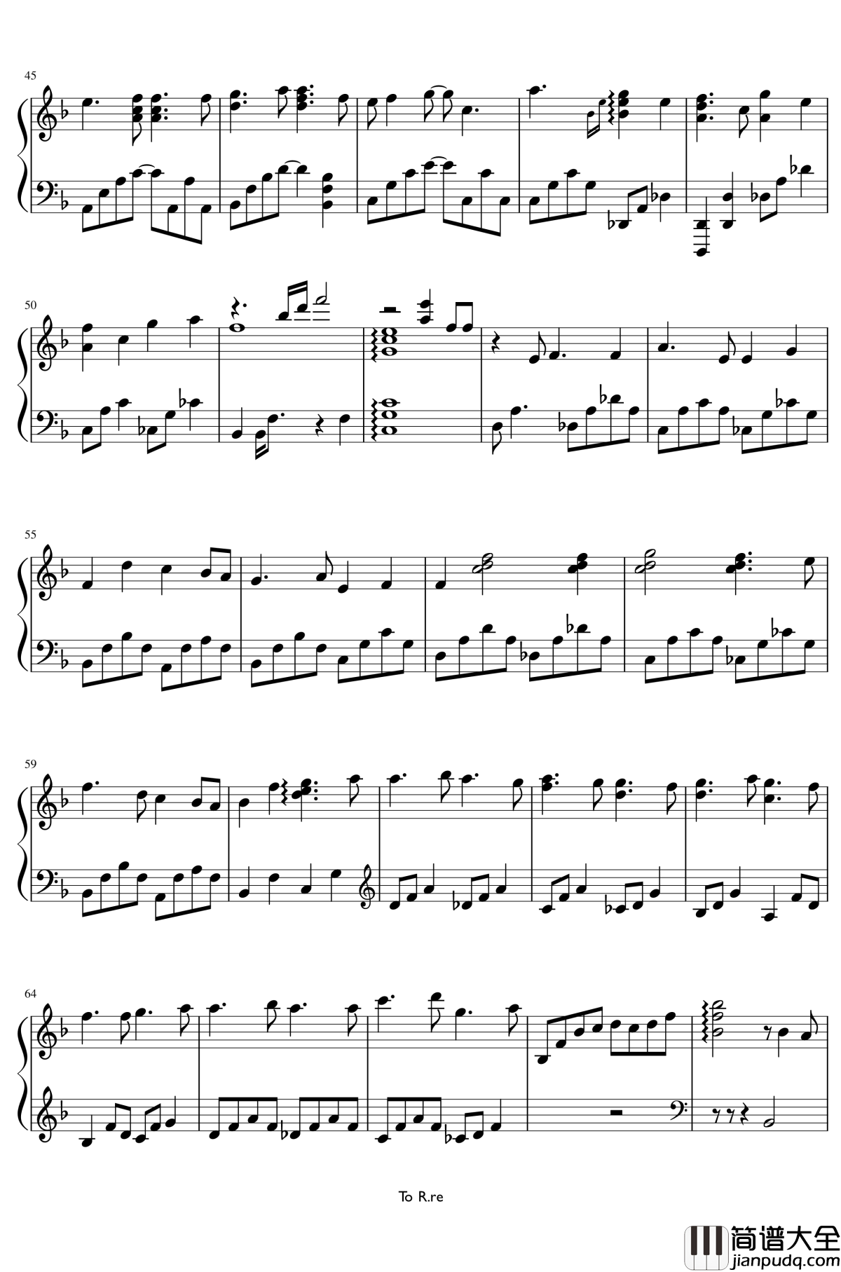 YUBIKIRI_GENMAN钢琴谱_Mili