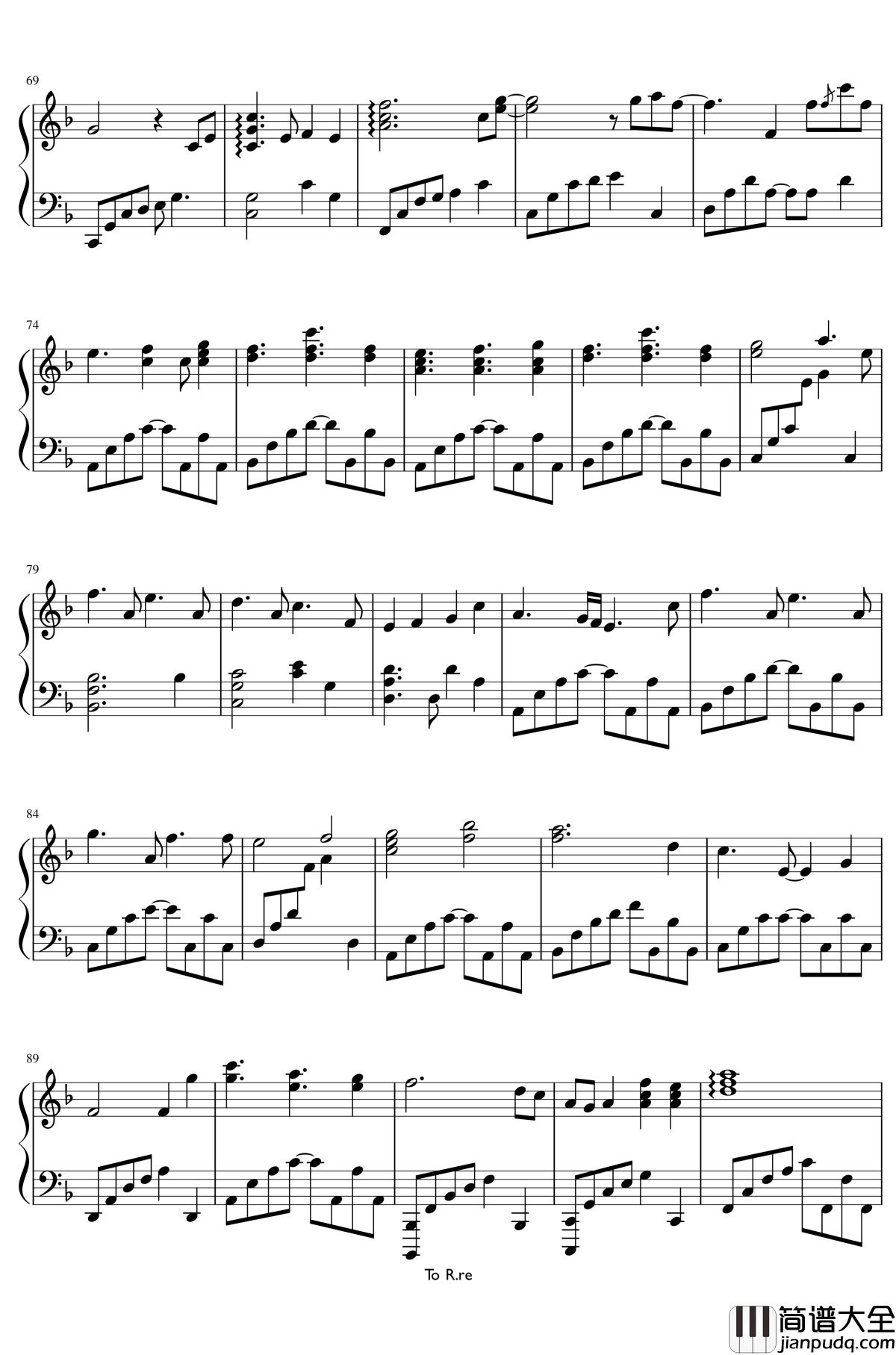 YUBIKIRI_GENMAN钢琴谱_Mili