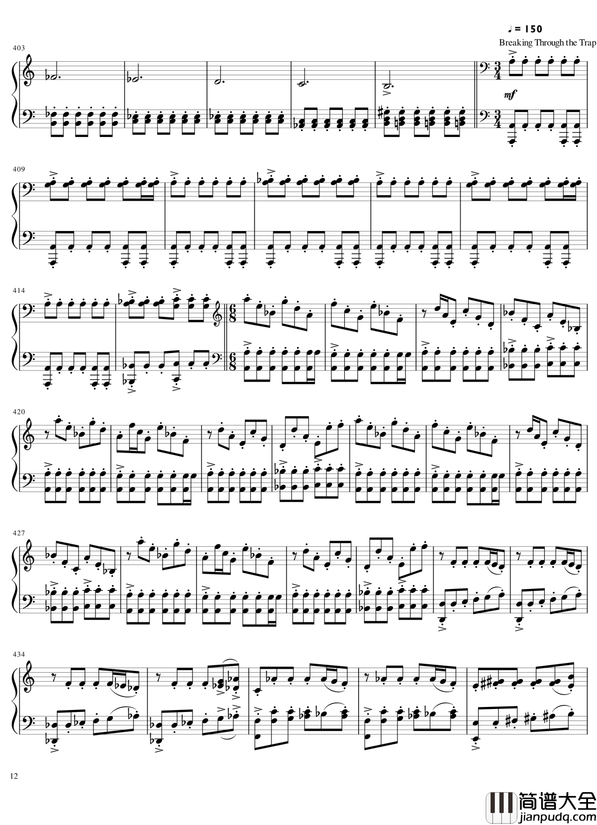 Ori_and_The_Blind_Forest钢琴谱_未知的时空