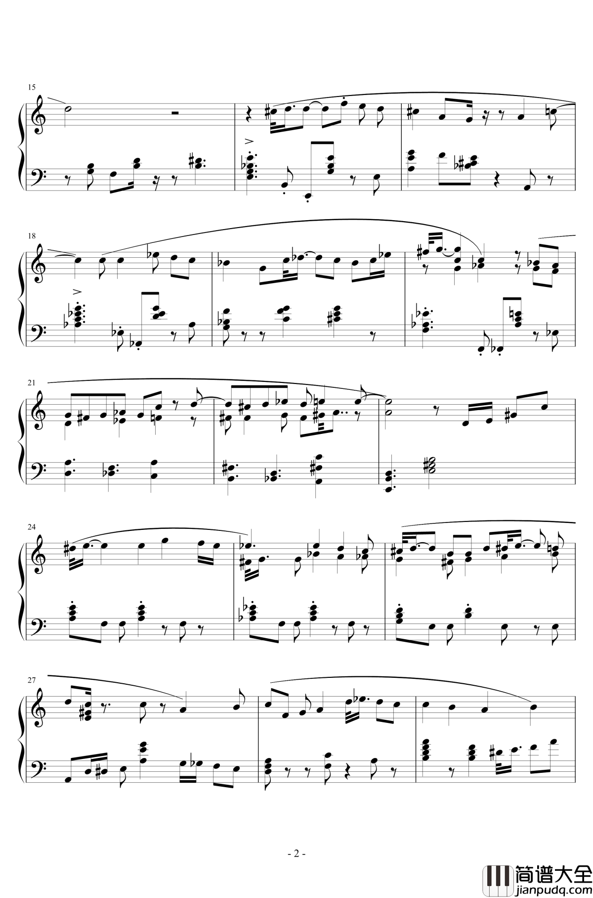 she_is_fake钢琴谱_姐姐的吉他