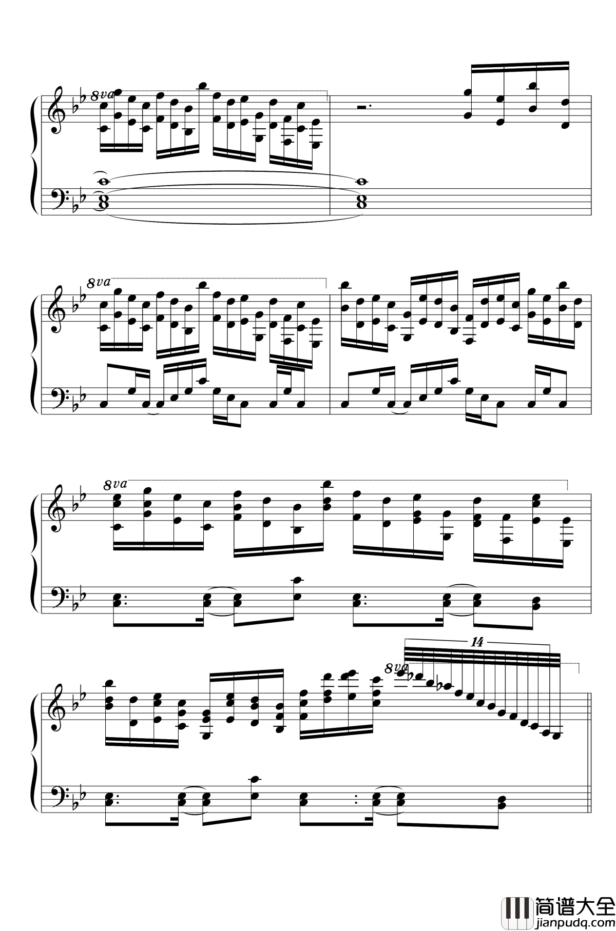 灰姑娘的笼子钢琴谱_Kagome_Kagome_东方永夜抄_东方project