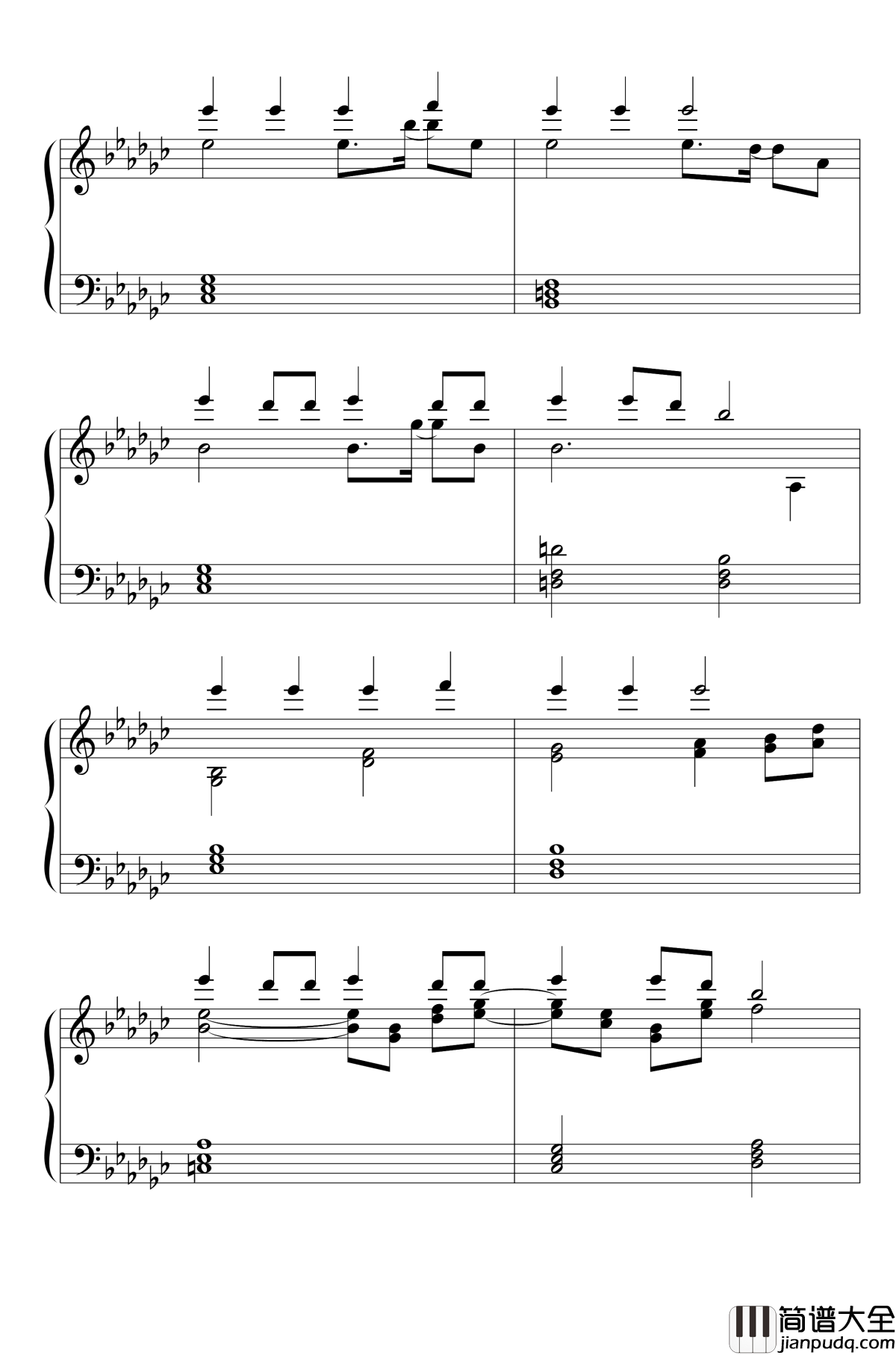 灰姑娘的笼子钢琴谱_Kagome_Kagome_东方永夜抄_东方project