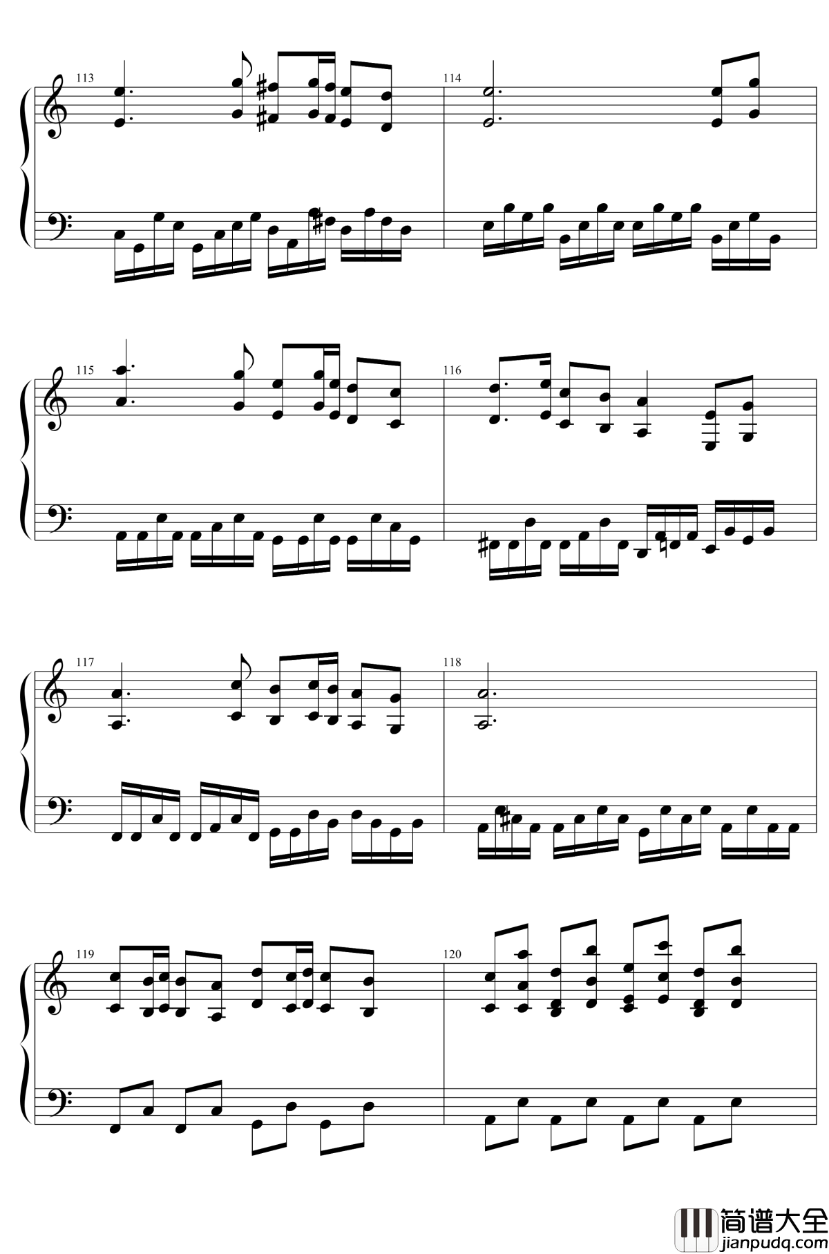 東方２１曲メドレー钢琴谱_东方project