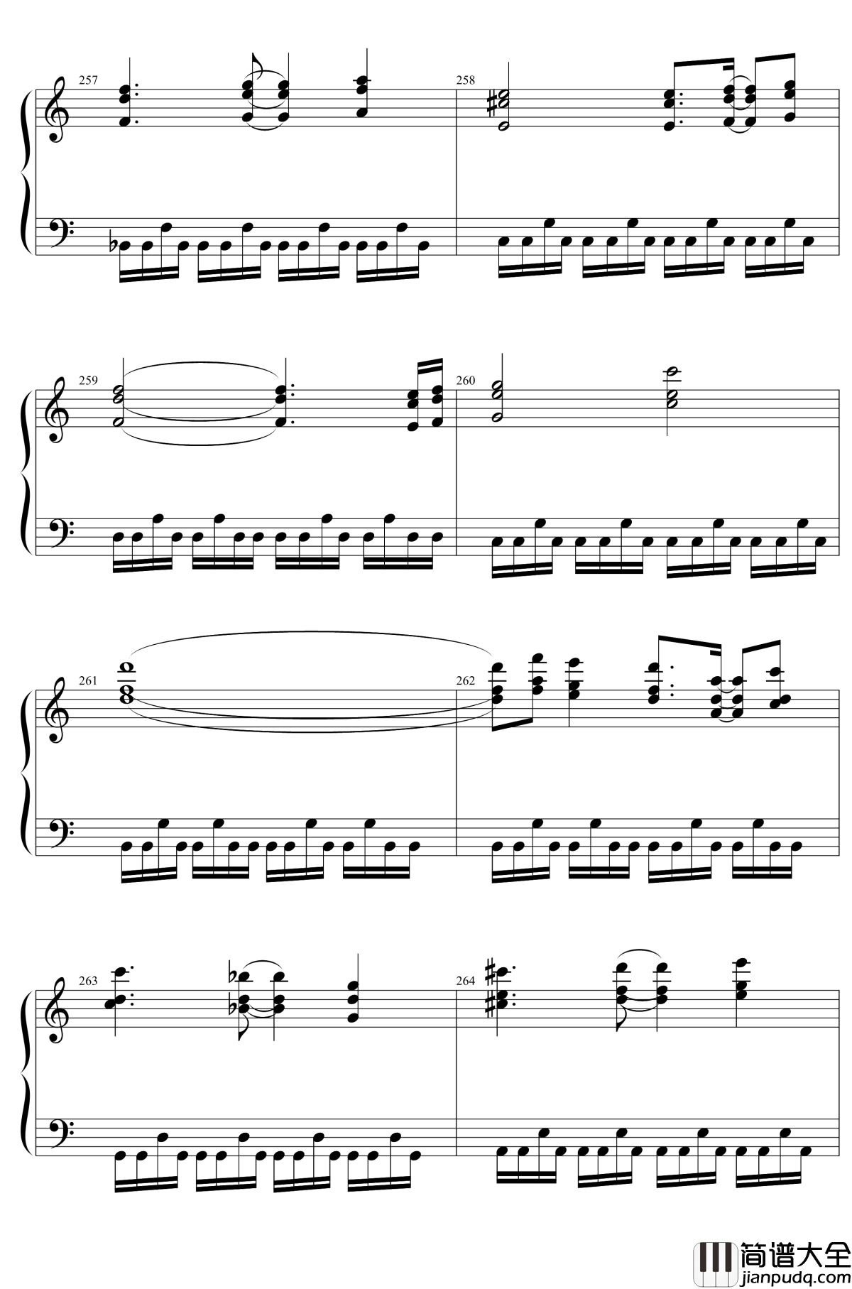 東方２１曲メドレー钢琴谱_东方project