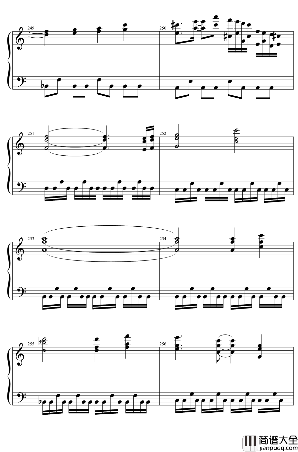 東方２１曲メドレー钢琴谱_东方project