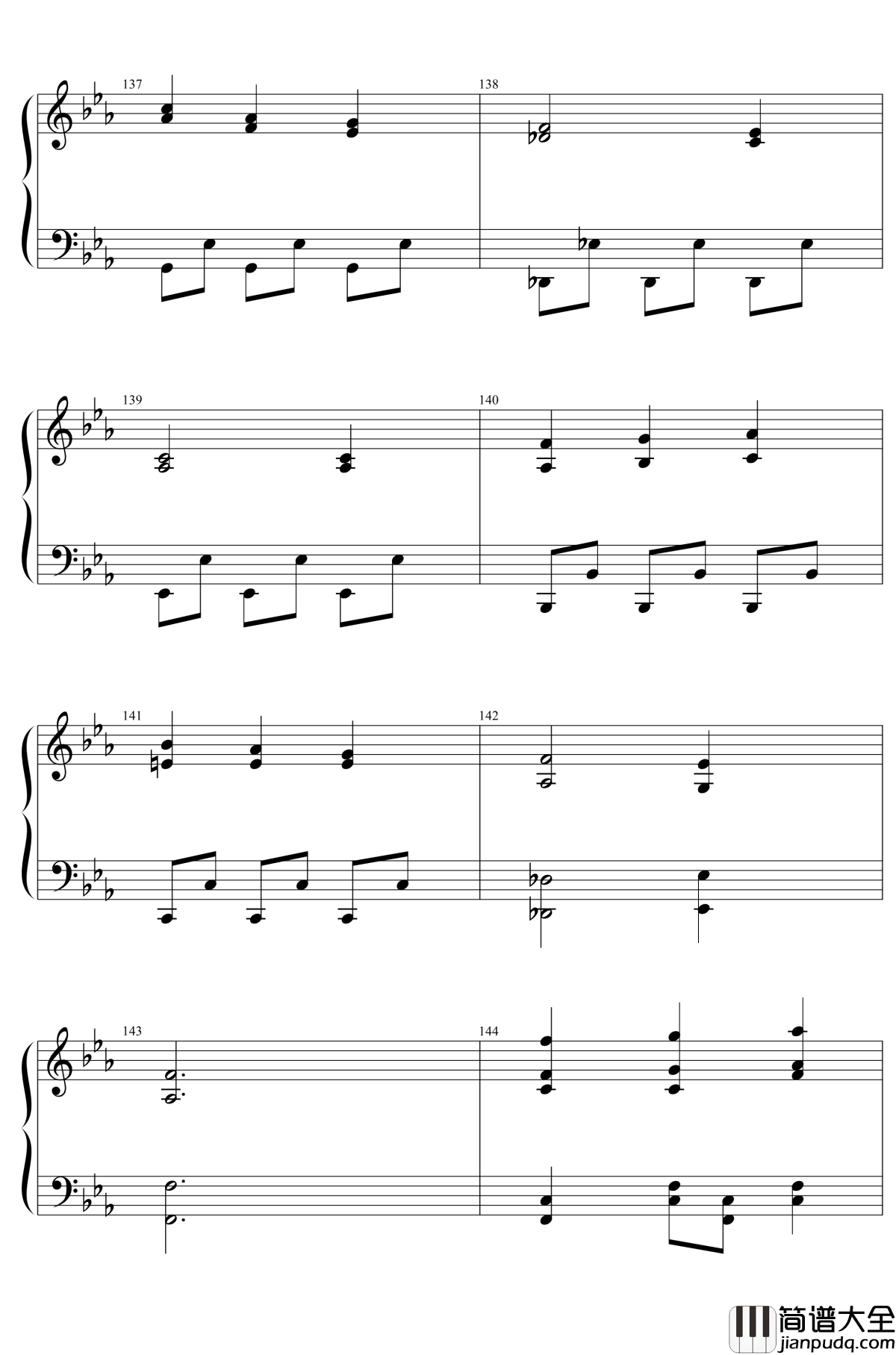 東方２１曲メドレー钢琴谱_东方project