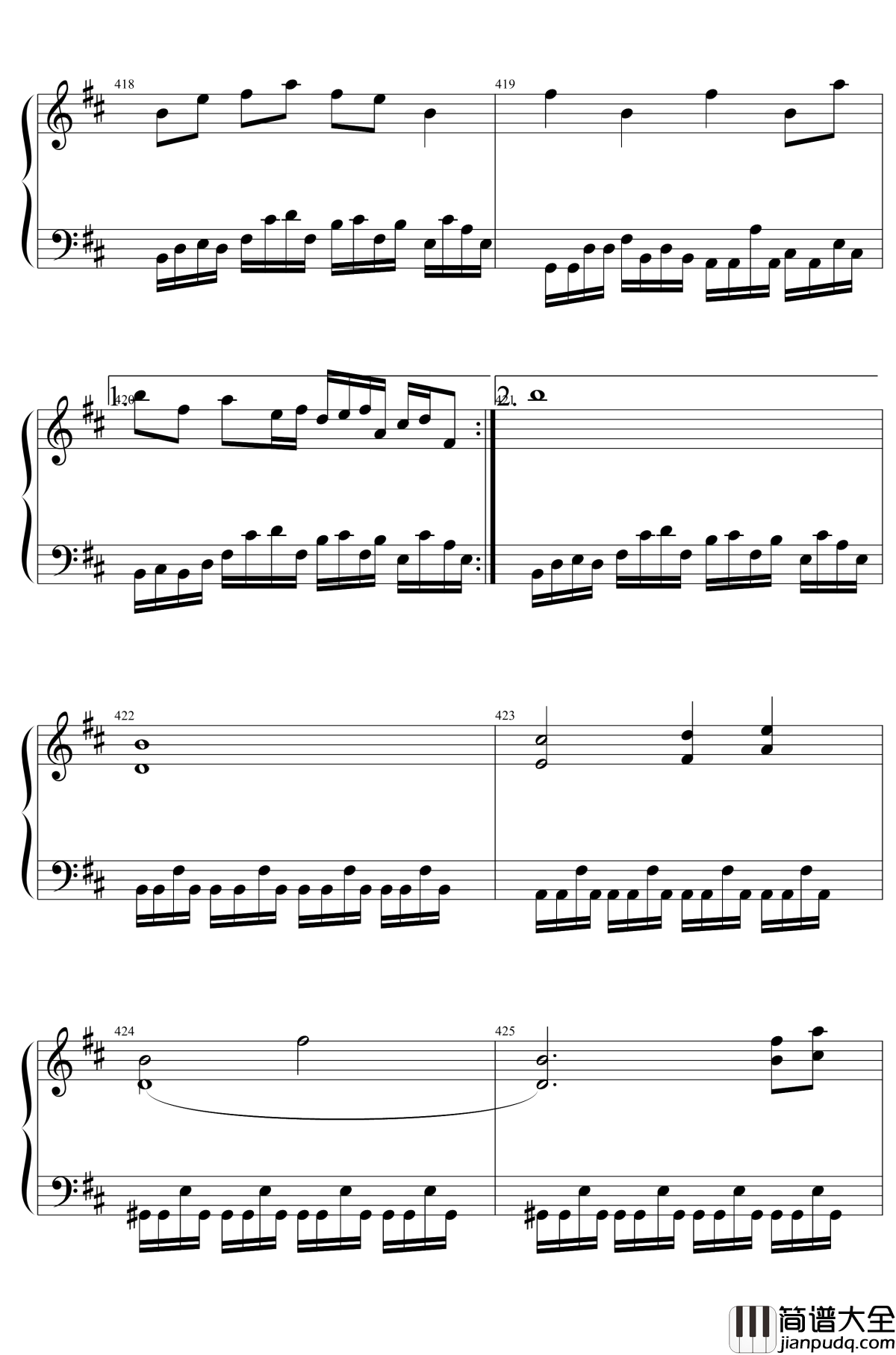 東方２１曲メドレー钢琴谱_东方project