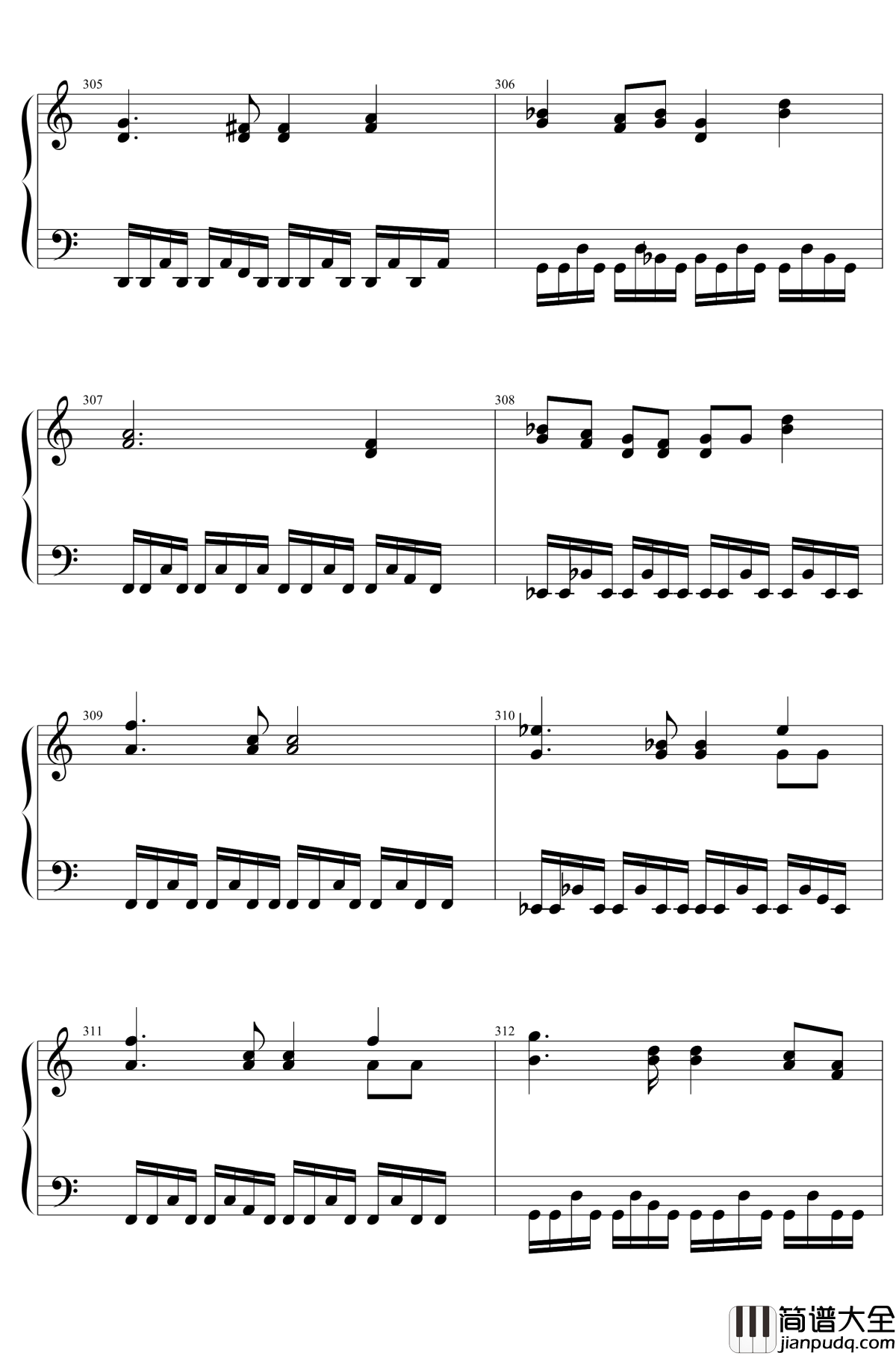 東方２１曲メドレー钢琴谱_东方project