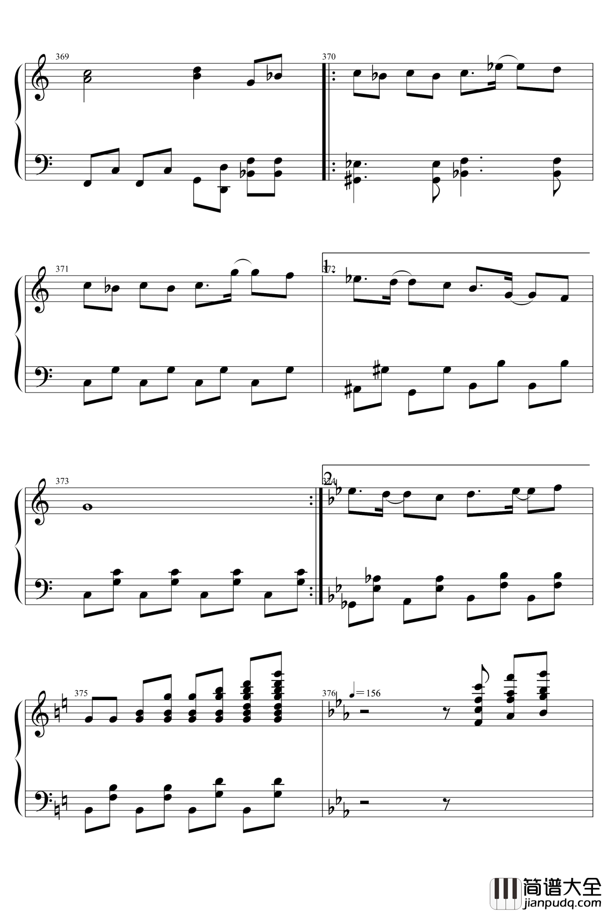 東方２１曲メドレー钢琴谱_东方project